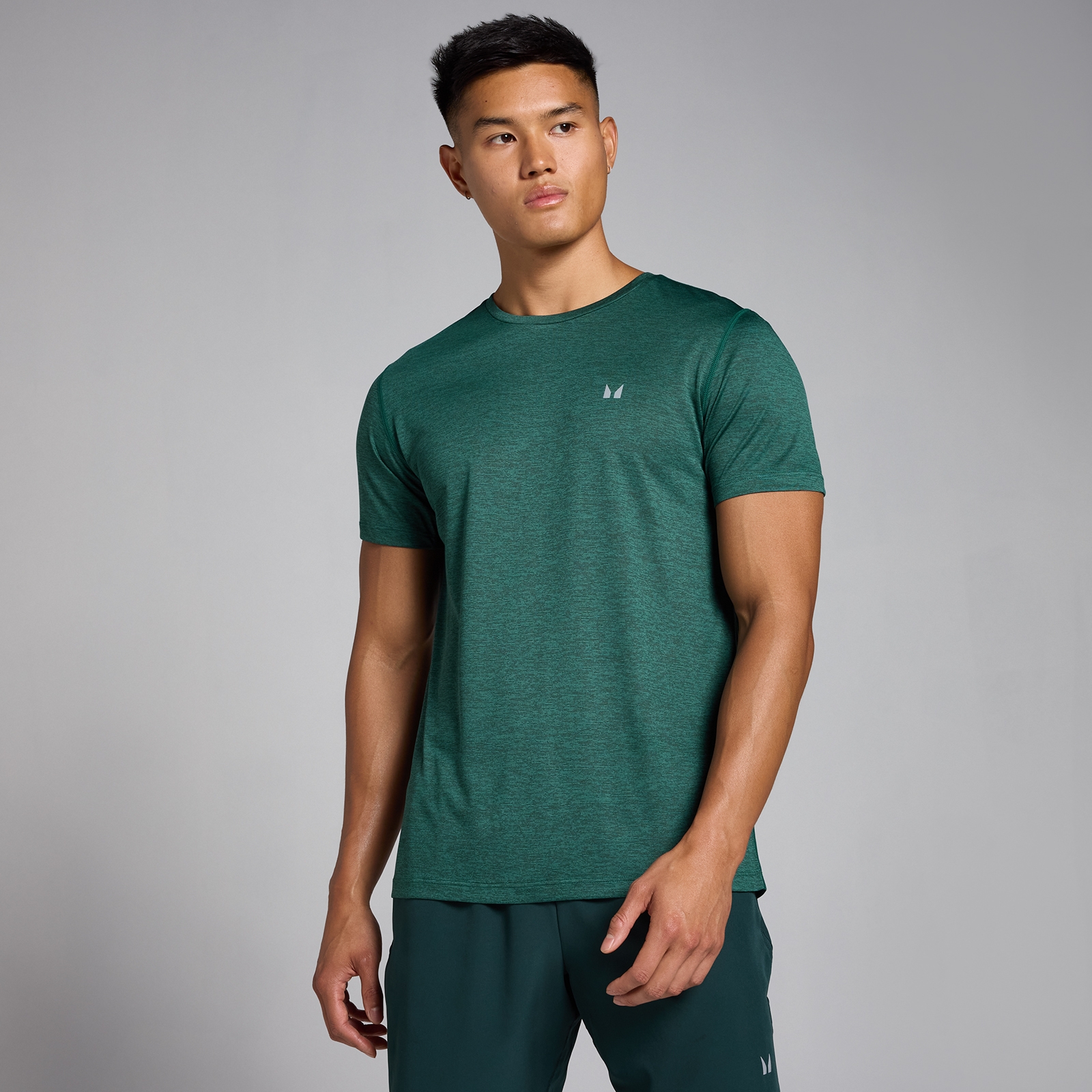 Myprotein UK MP Men's Tempo Marl T-Shirt - Deep Green - XXL