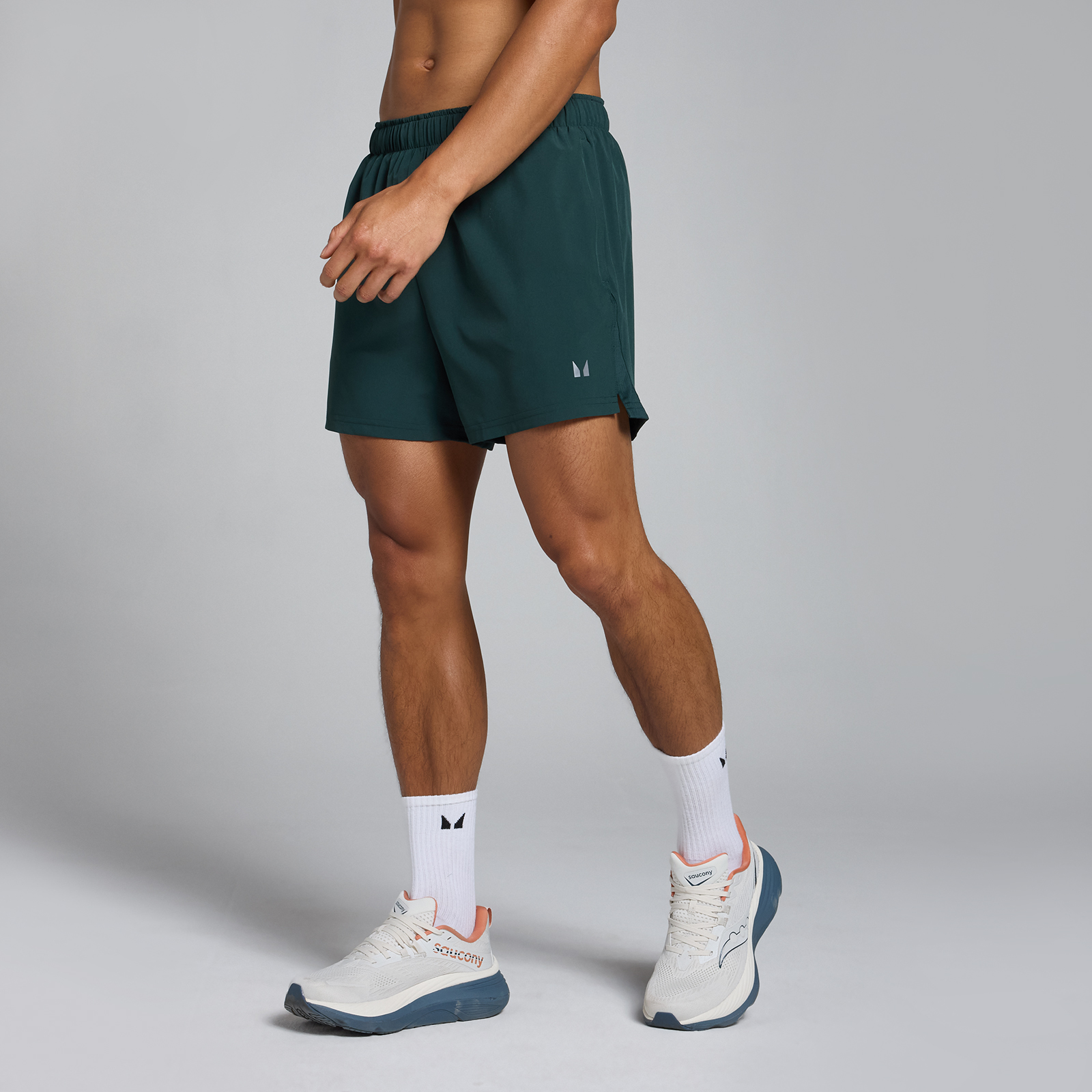 Pantaloncini 13 cm MP Tempo da uomo - Verde scuro - XS