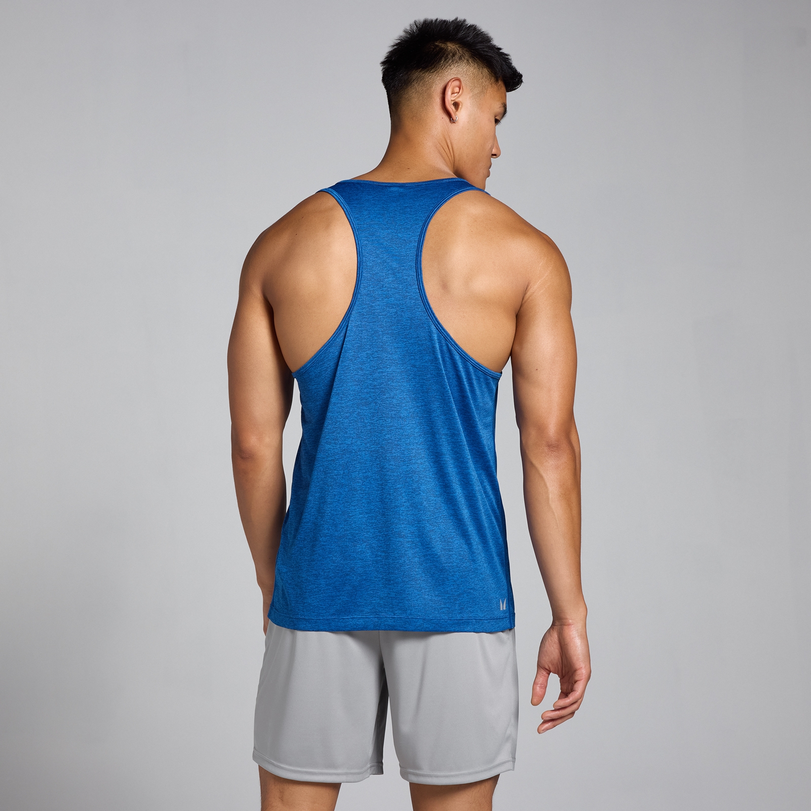 MP Herren Tempo meliertes Top – Echtes Blau - XXXL