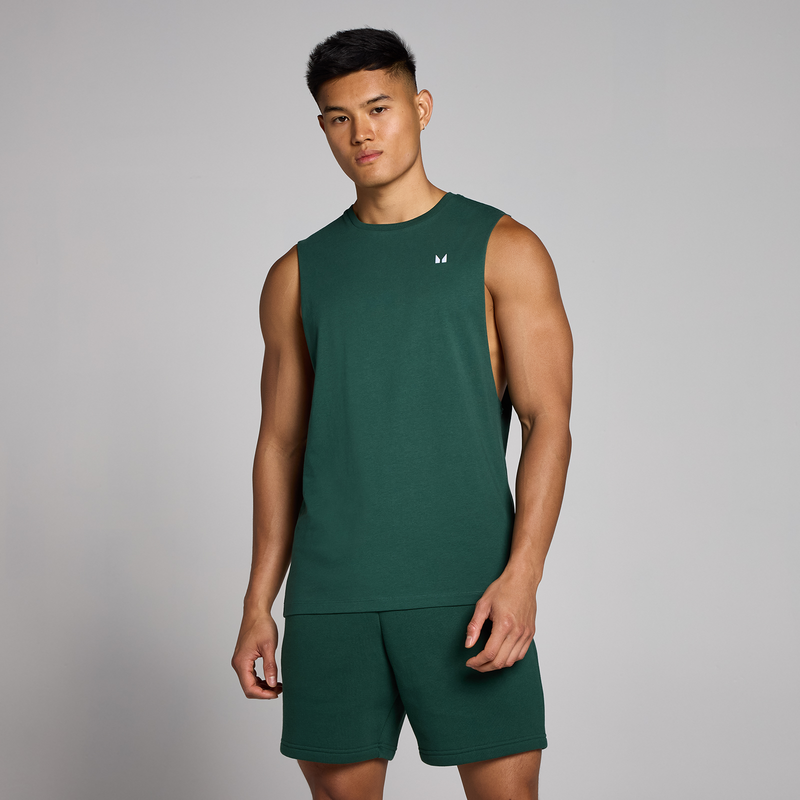 MP Men's Rest Day Drop Armhole Tank - Racing Green - S