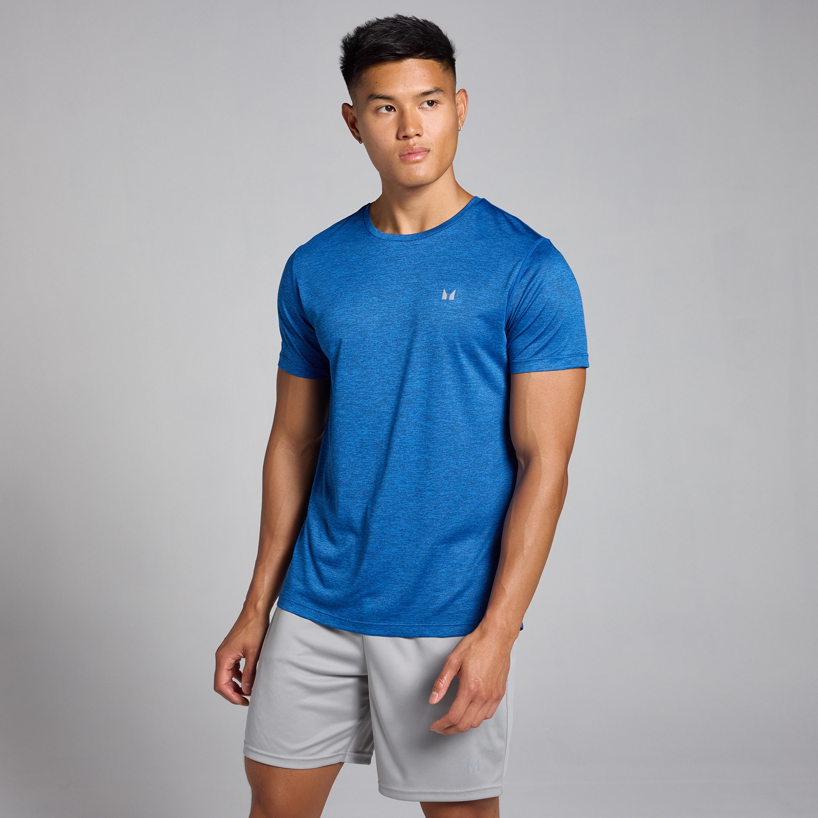 Męski melanżowy T-shirt z kolekcji Tempo MP – True Blue - M