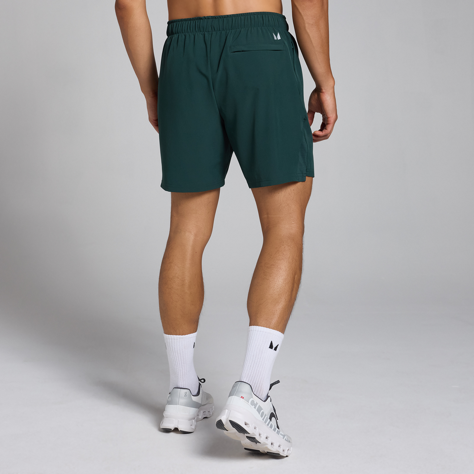 MP Herren Tempo Shorts, 18 cm – Dunkelgrün - XXXL