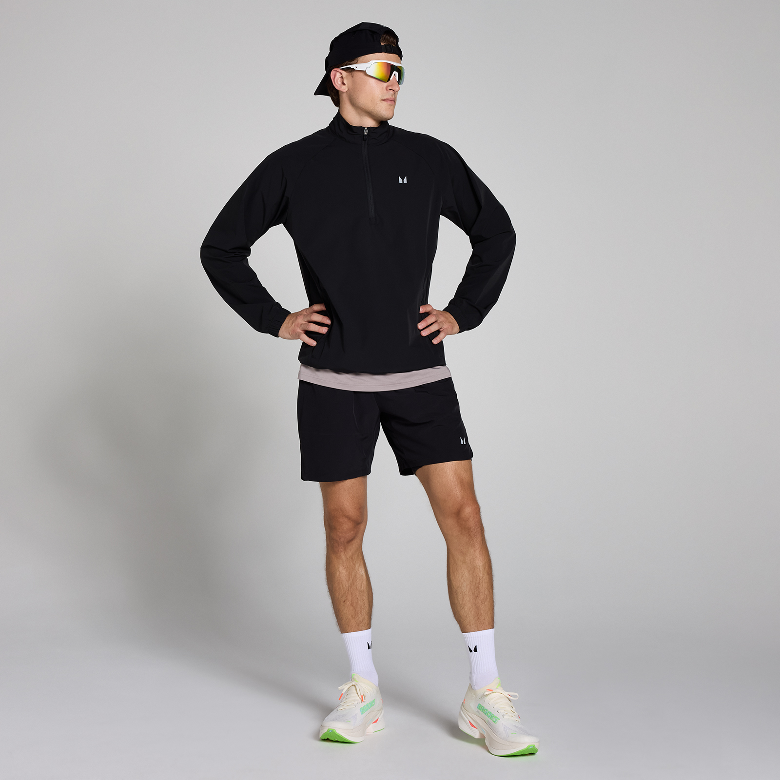 5059883377865 - Herren Leichter Windbreaker – Schwarz - S 5059883377865 - Herren Leichter Windbreaker – Schwarz - S