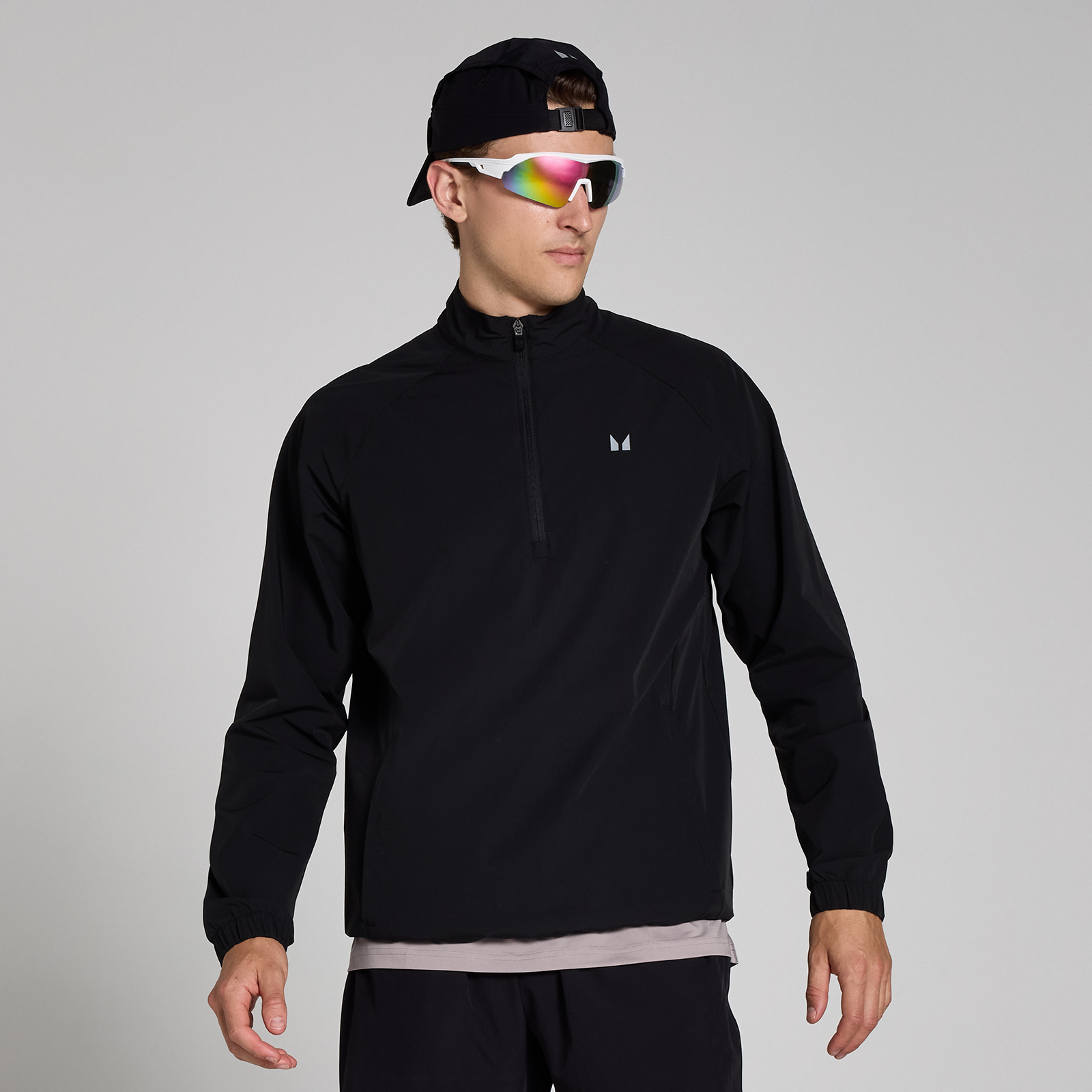 Image of Giacca a vento leggera MP da uomo - Nero - XXL