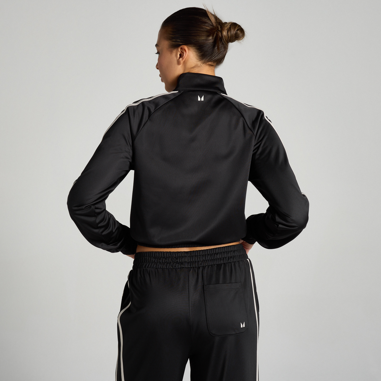 MP Damen Trikot Trainingsjacke – Schwarz/Weiß - S