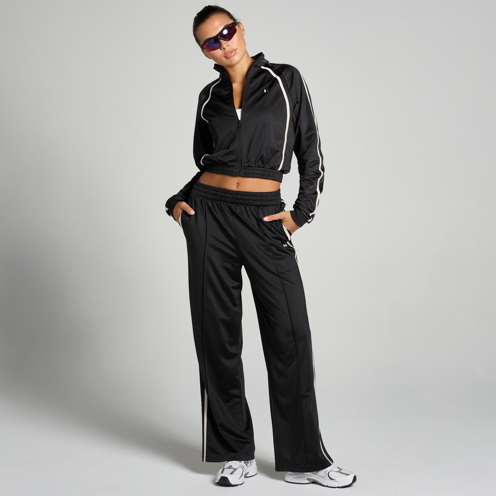 Thumbnail - MP Damen Trikot Trainingsjacke – Schwarz/Weiß - L