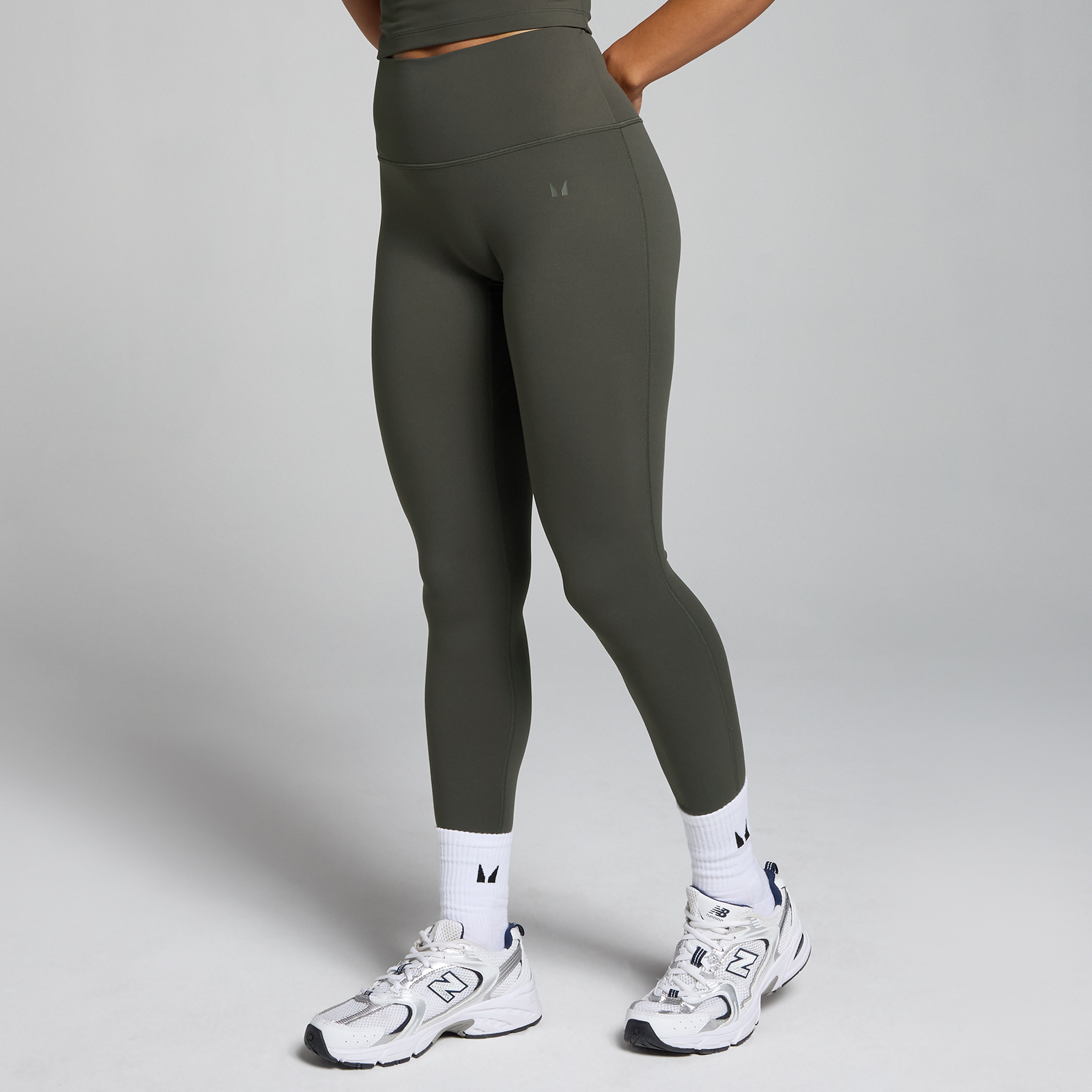 5059883381008 - Damen Tempo Leggings mit Hoher Taille – Nachtgrau - XL