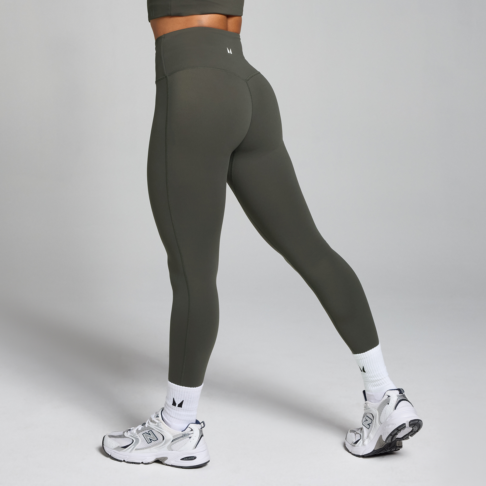 5059883381008 - Damen Tempo Leggings mit Hoher Taille – Nachtgrau - XL