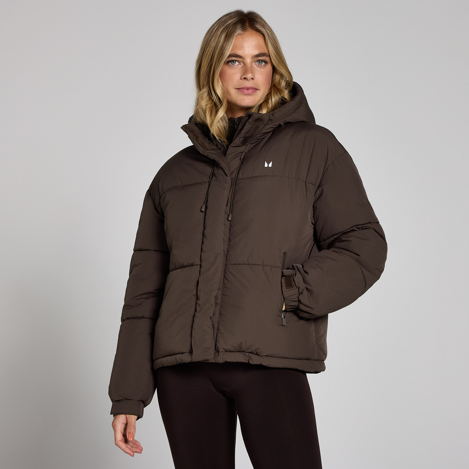 Myprotein UK MP Women's Short Padded Puffer Jacket - Chocolate