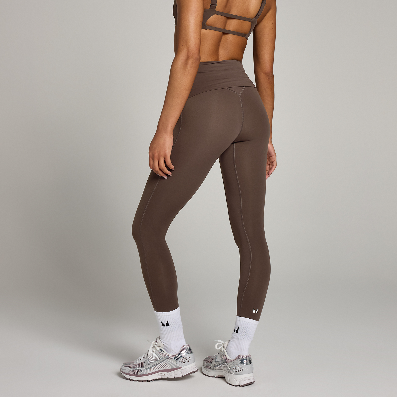 MP Damen Studio Umschlagbare Leggings – Schokolade - XS