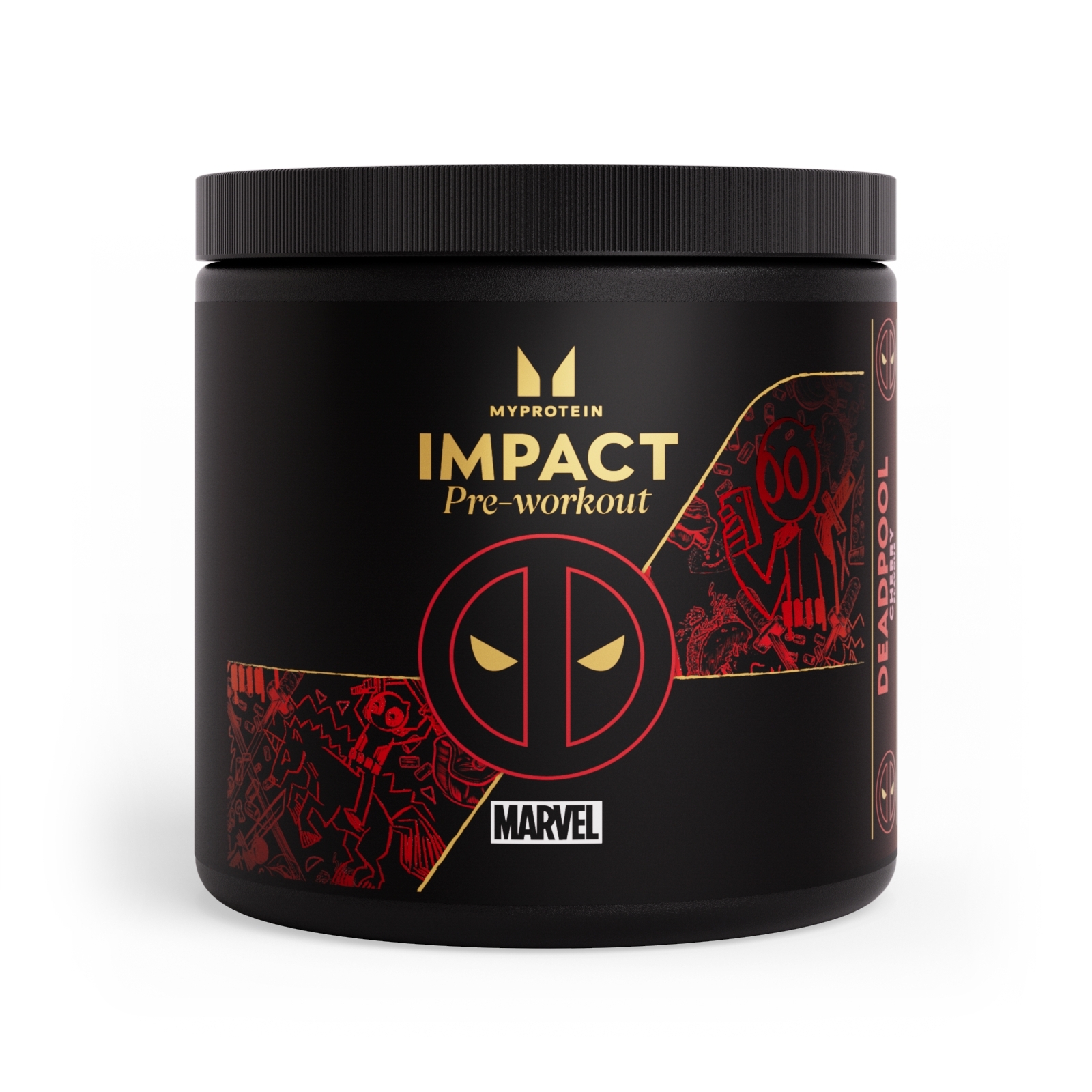 Myprotein UK MyProtein Impact Pre-Workout - 440g - 40servings - Deadpool - Cherry