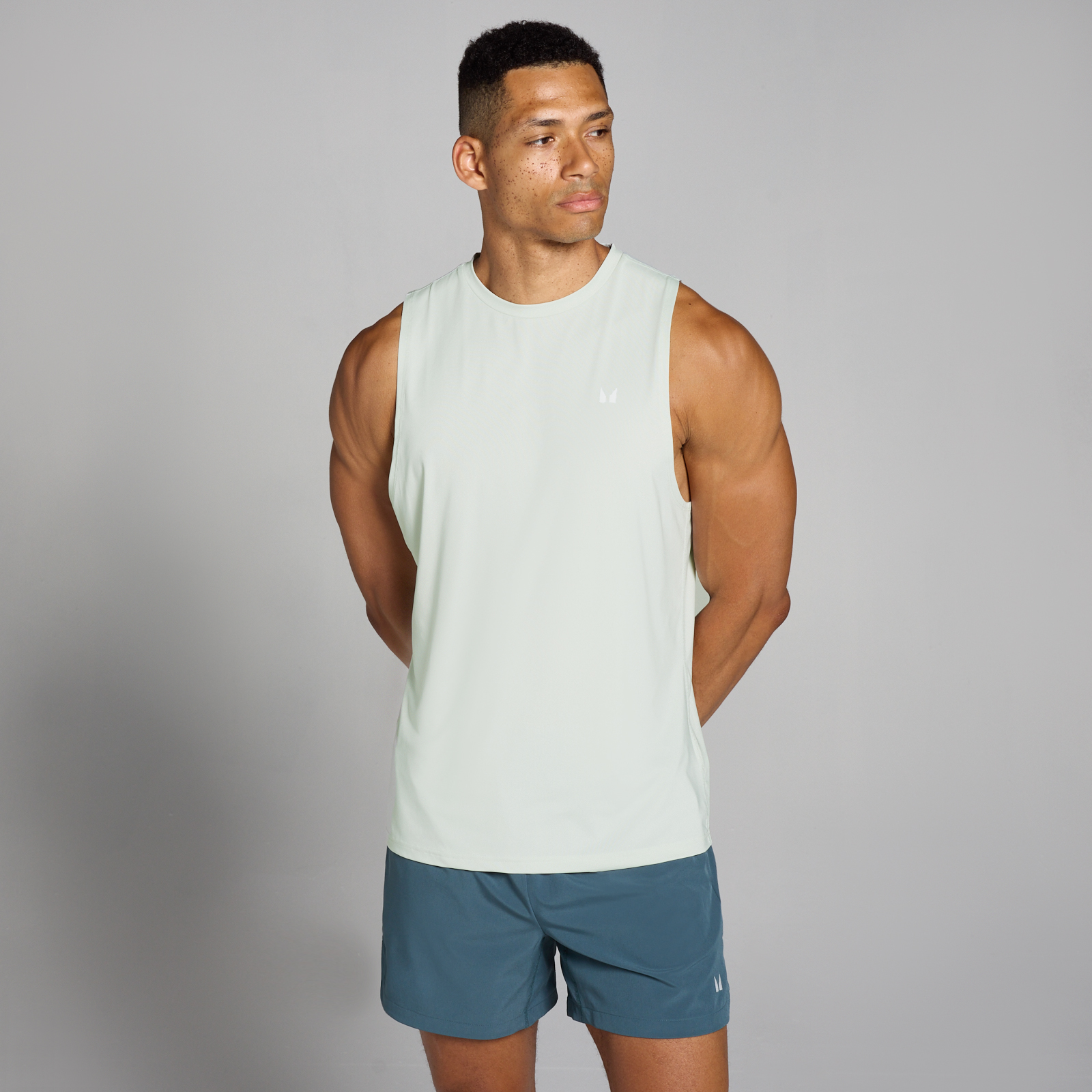 MP Mens Training Tank - Misty Green - S
