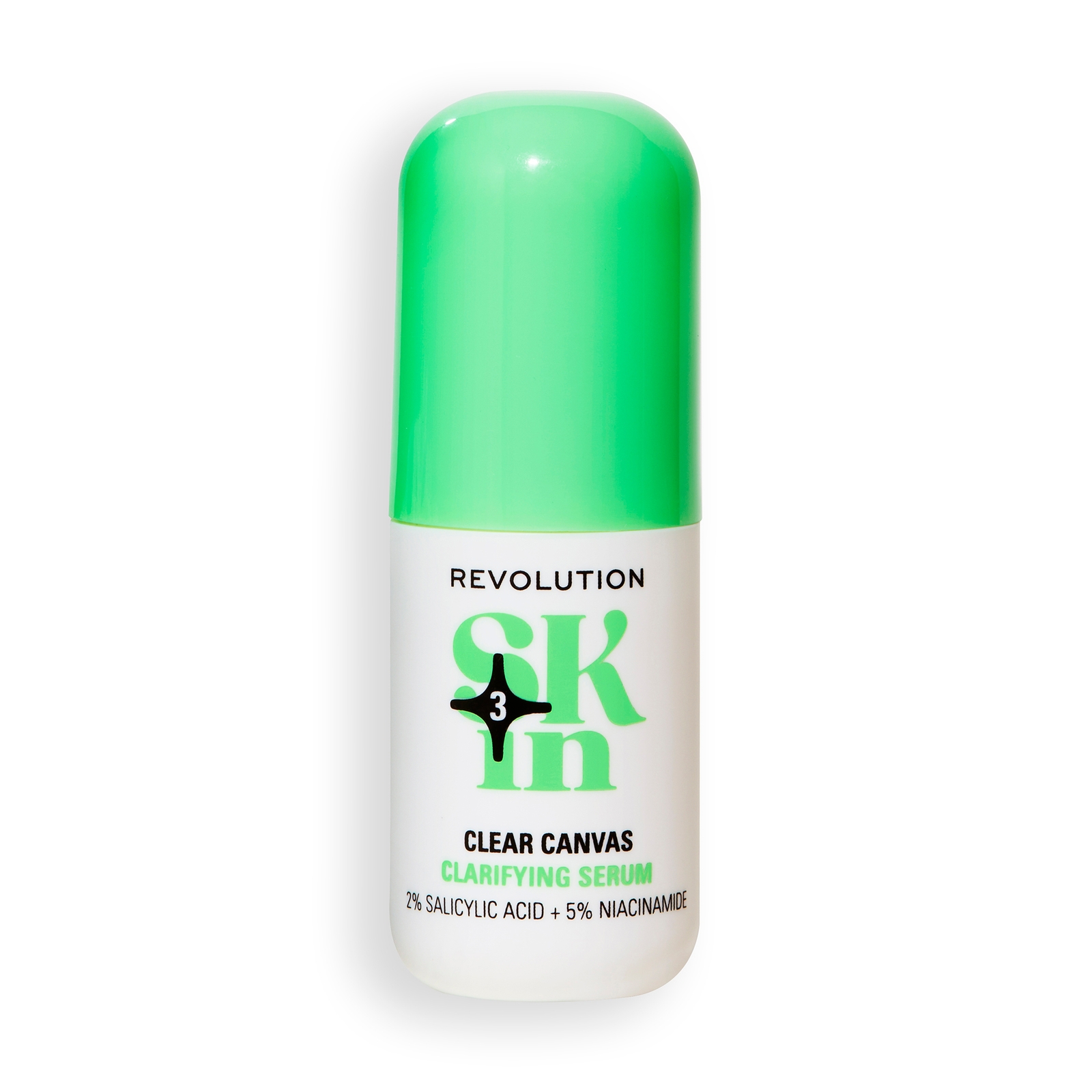 

Revolution Skin Clear Canvas 5% Niacinamide & 2% Salicylic Acid Clarifying Serum 30ml