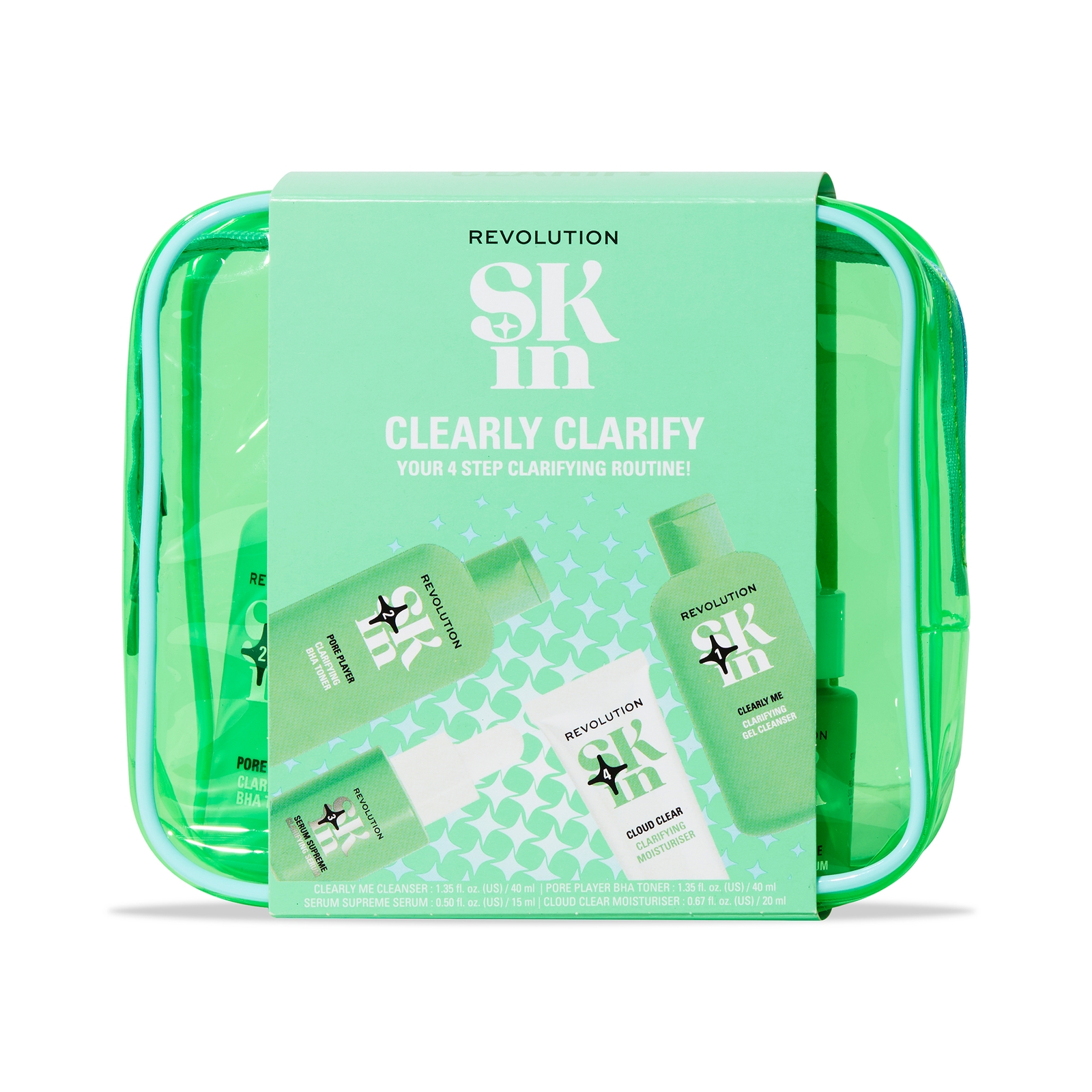 

Revolution Skin Clearly Clarify 4 Step Starter Kit Minis