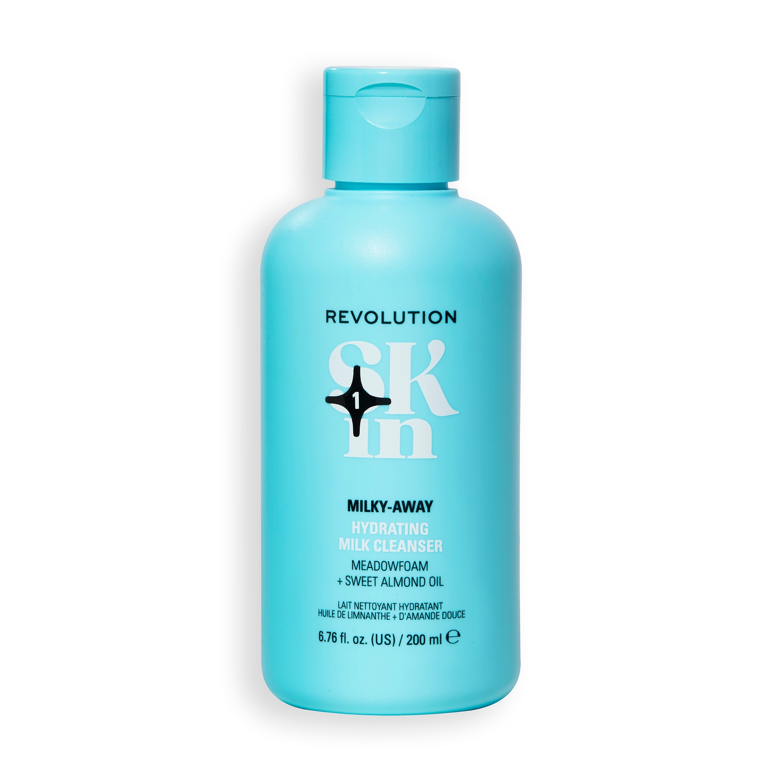 

Revolution Skin Milky-Away Meadowfoam & Sweet Almond Oil Hydrating Milk Cleanser 200ml