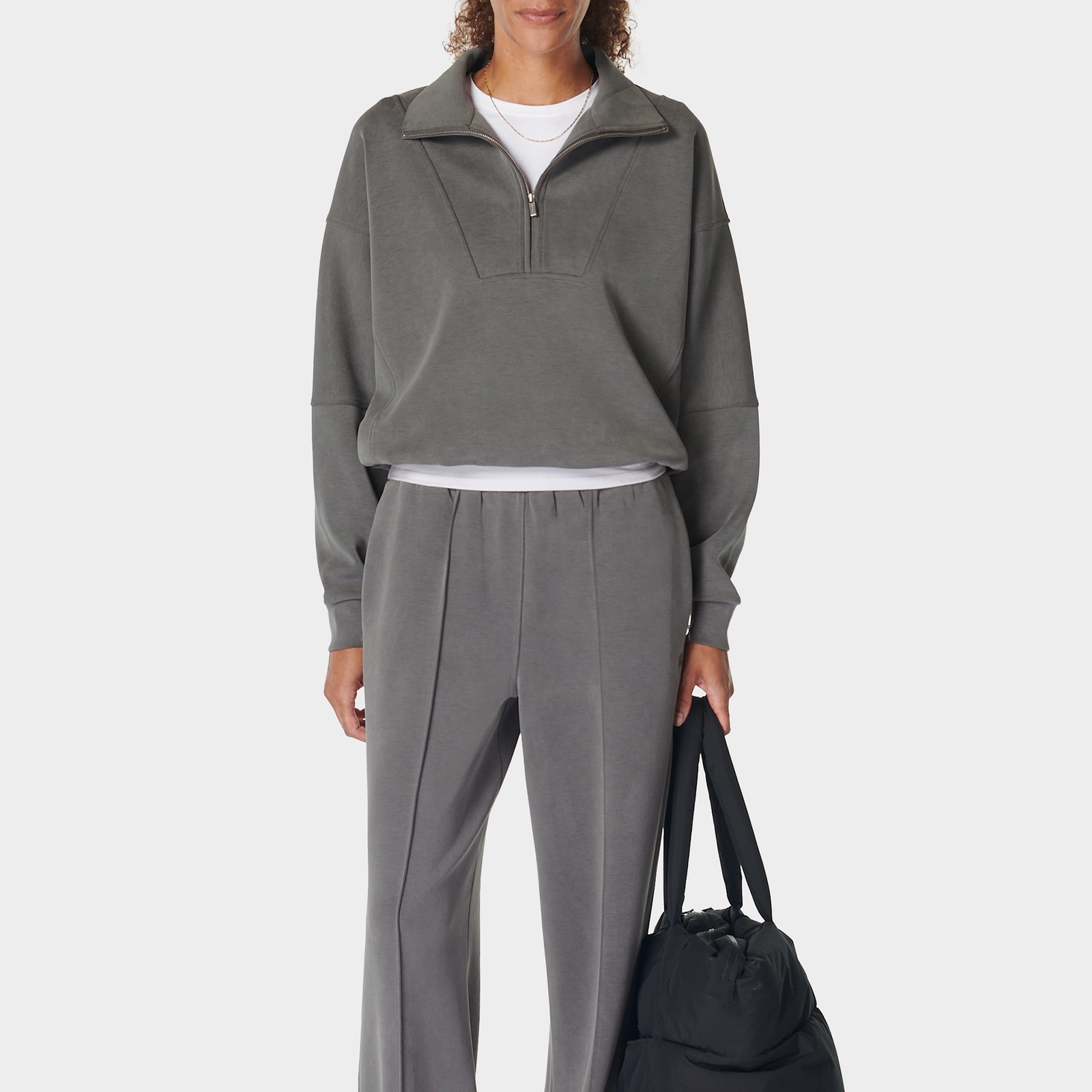Sweaty Betty Sand Wash Woven Sweatshirt - S