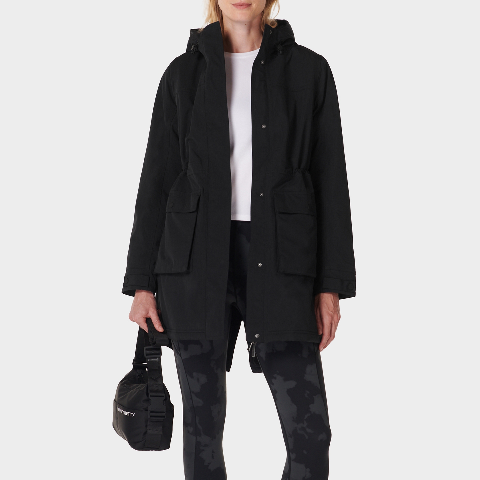 Sweaty Betty Stride Matte Shell Parker Jacket - M