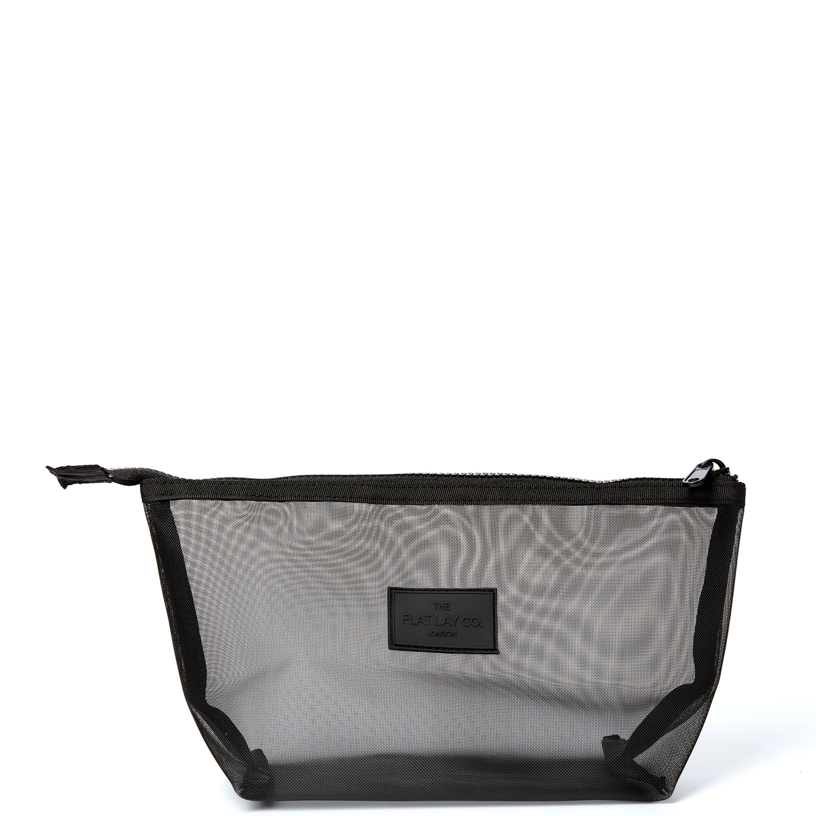 The Flat Lay Co. Essential Makeup Pouch - Classic Black Mesh