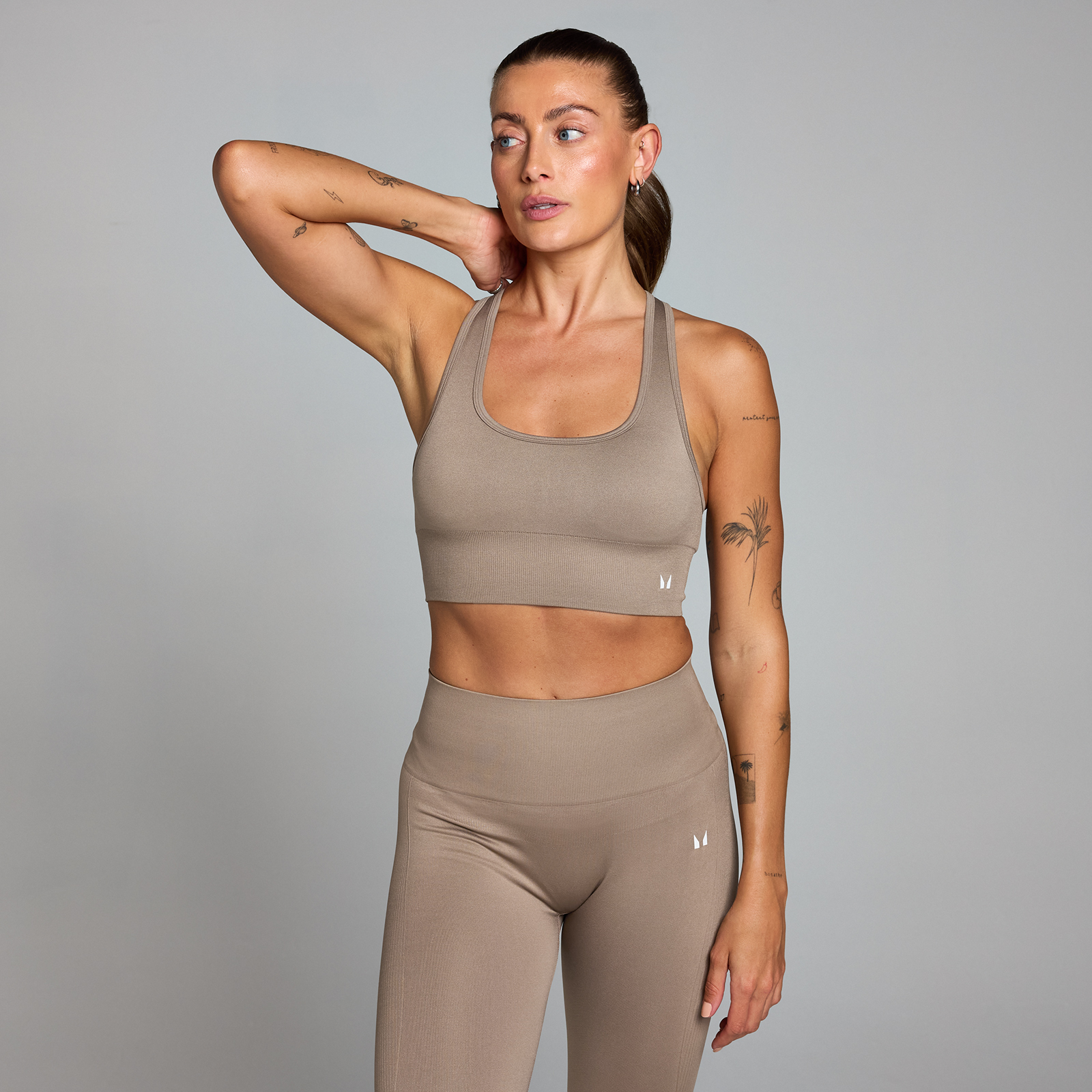 5059883383668 - Damen Shape Nahtloser Sport-BH – Helles Graubraun - S 5059883383668 - Damen Shape Nahtloser Sport-BH – Helles Graubraun - S
