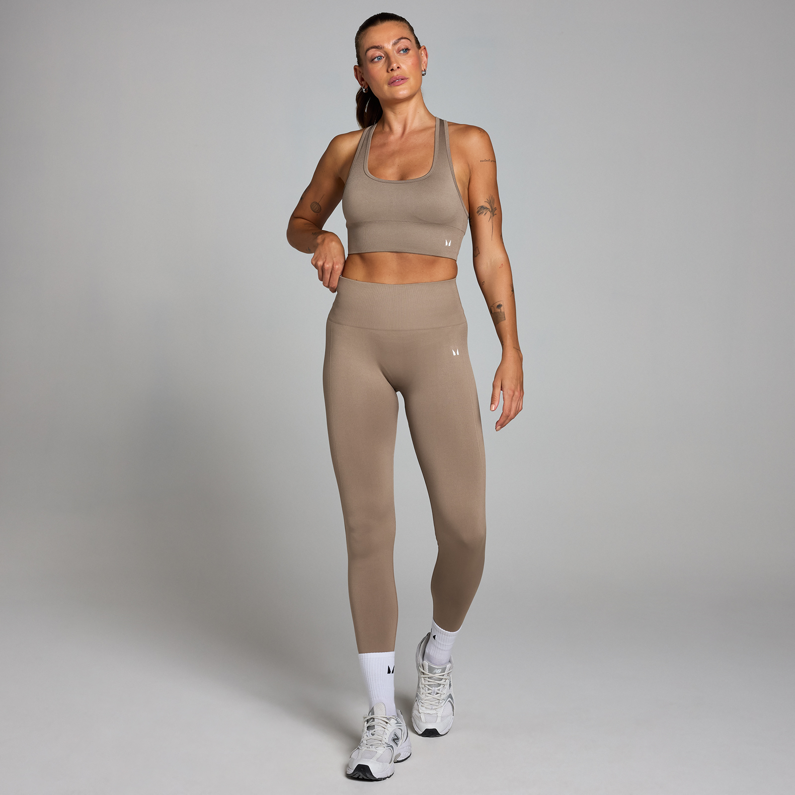 5059883383668 - Damen Shape Nahtloser Sport-BH – Helles Graubraun - S 5059883383668 - Damen Shape Nahtloser Sport-BH – Helles Graubraun - S