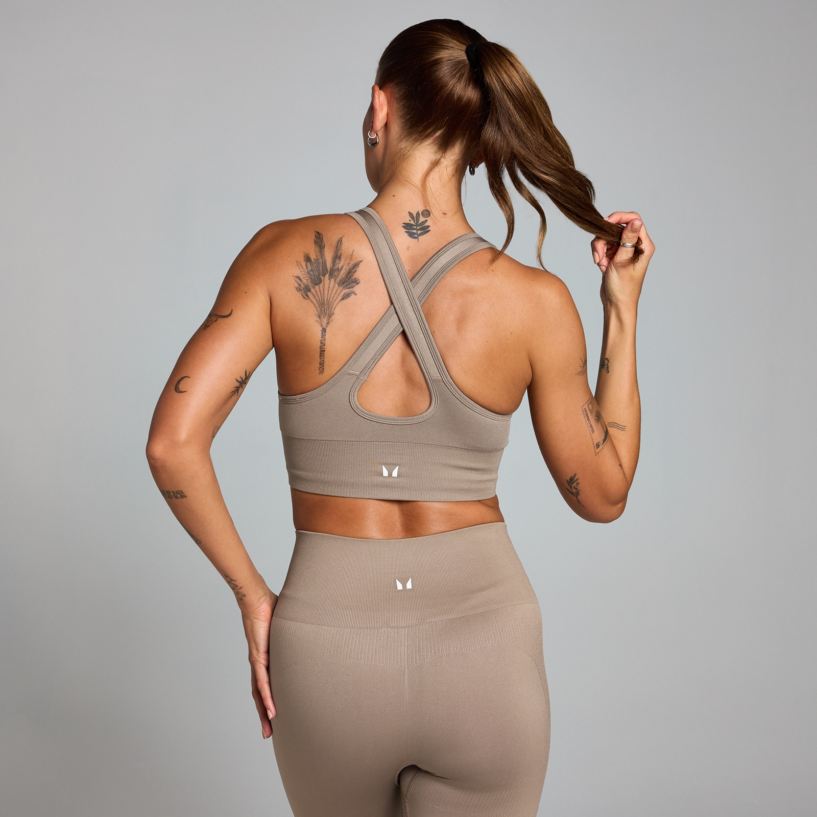 5059883383668 - Damen Shape Nahtloser Sport-BH – Helles Graubraun - S 5059883383668 - Damen Shape Nahtloser Sport-BH – Helles Graubraun - S