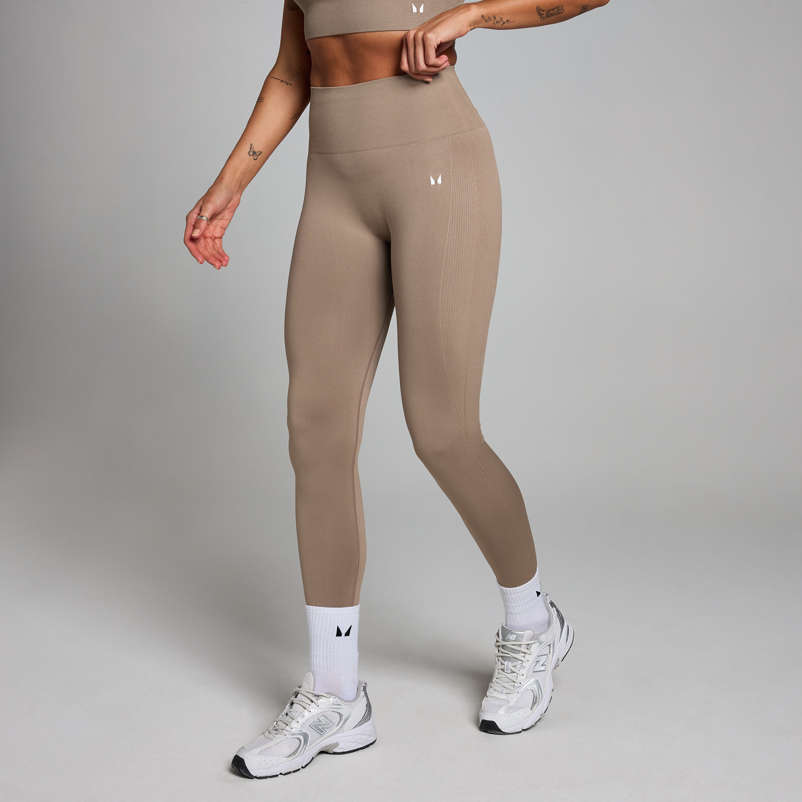Legging sans coutures MP Shape pour femmes – Taupe clair - XXL