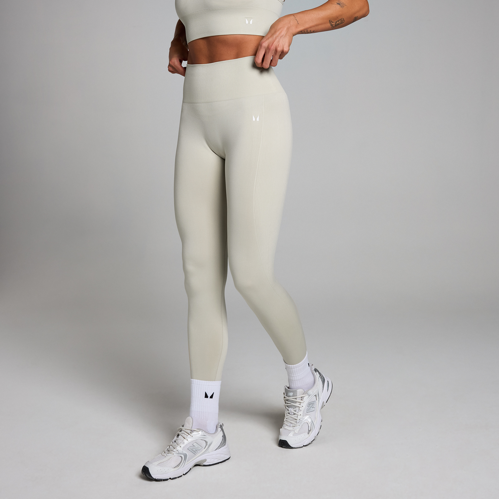 Legging sans coutures MP Shape pour femmes – Cendre - L