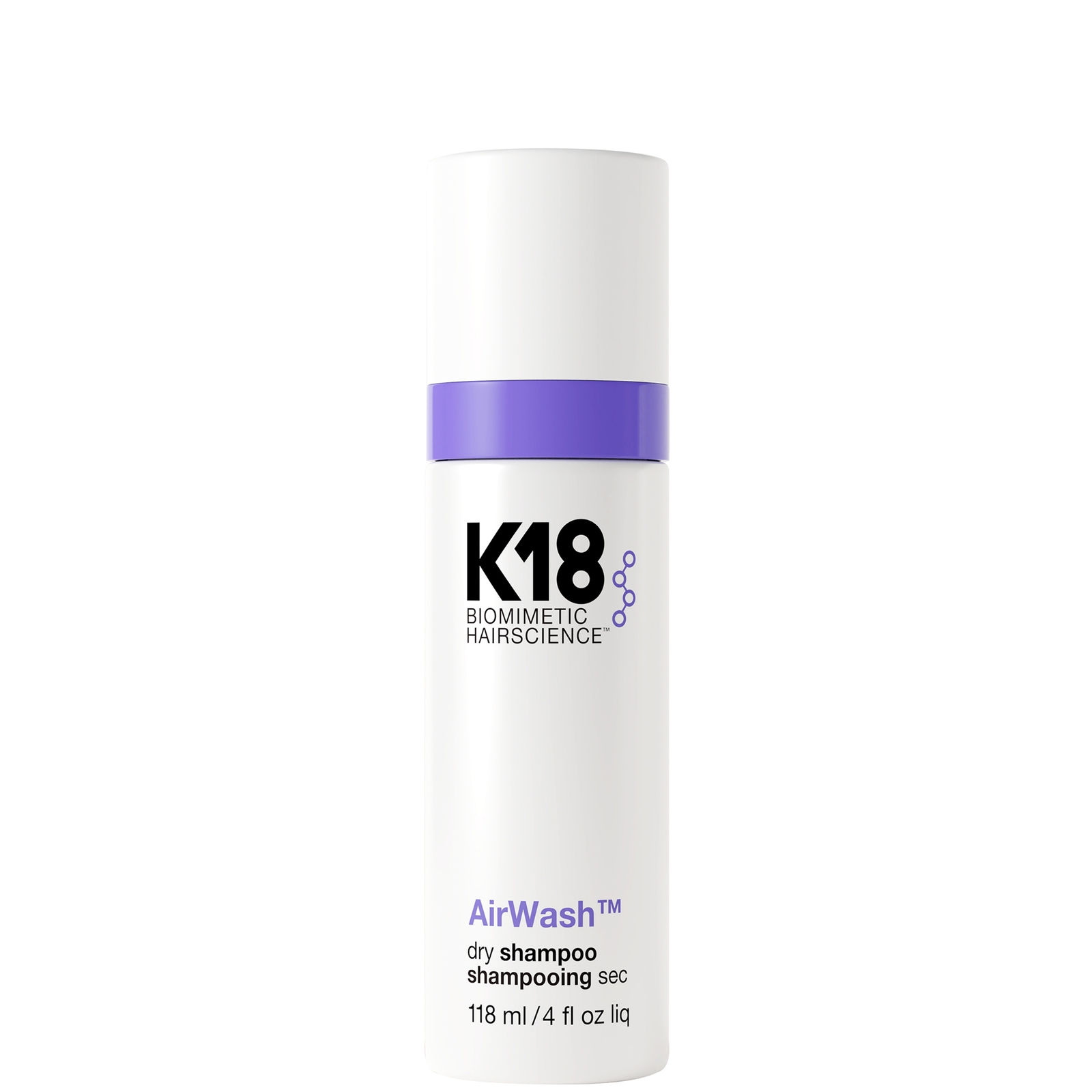 K18 Biomimetic Hairscience AirWash Dry Shampoo 118ml