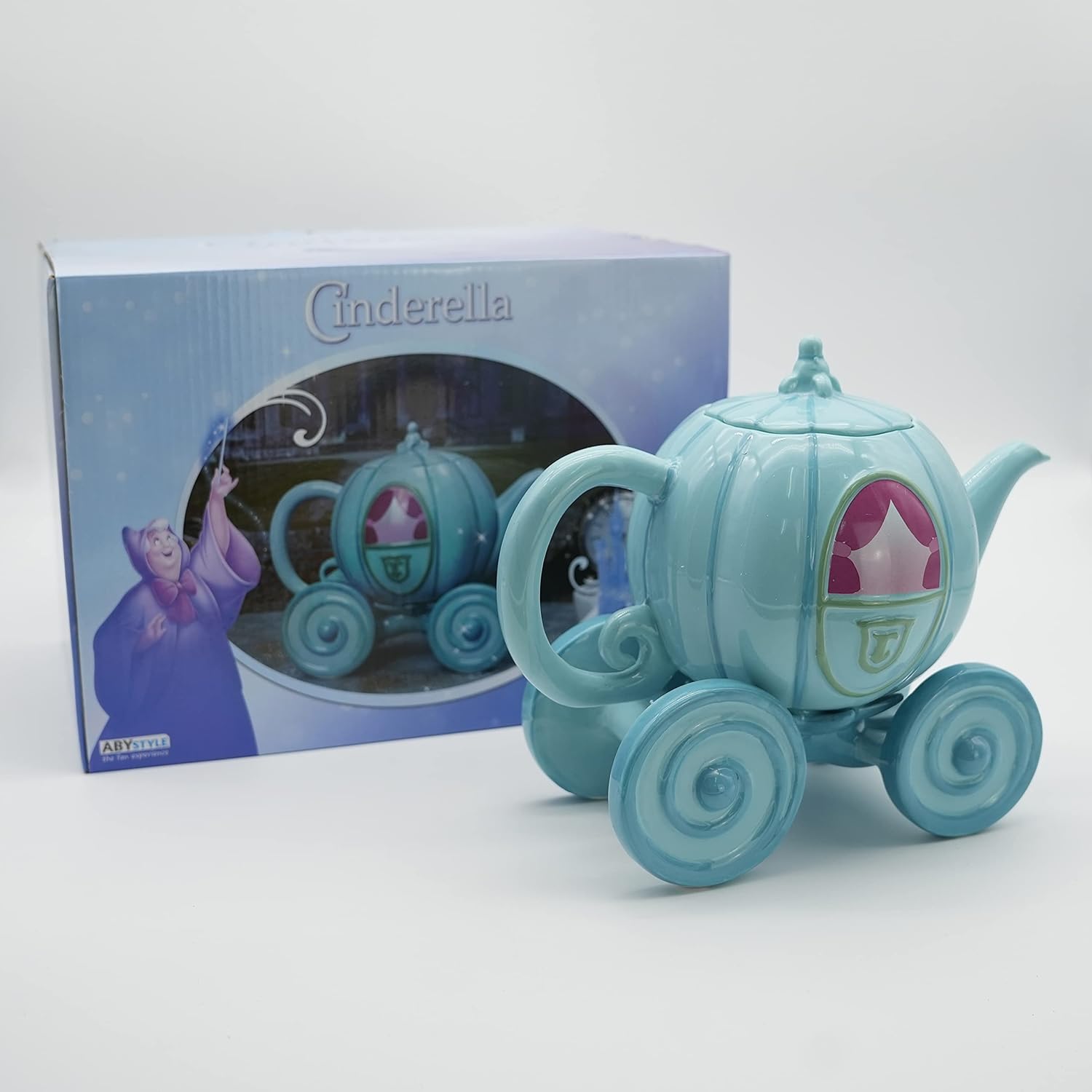 Disney Cinderella Carriage Ceramic Premium Teapot