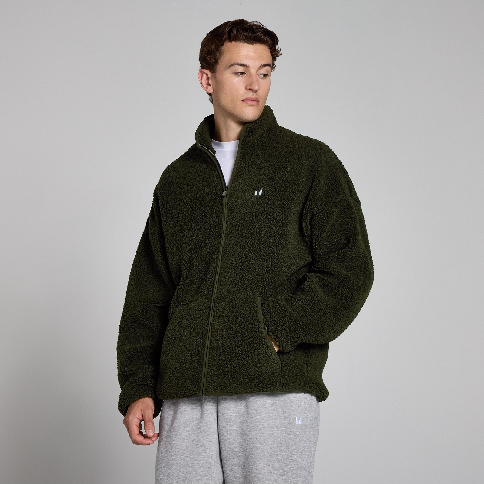 Myprotein UK MP Men's Borg Full Zip - Forest Green