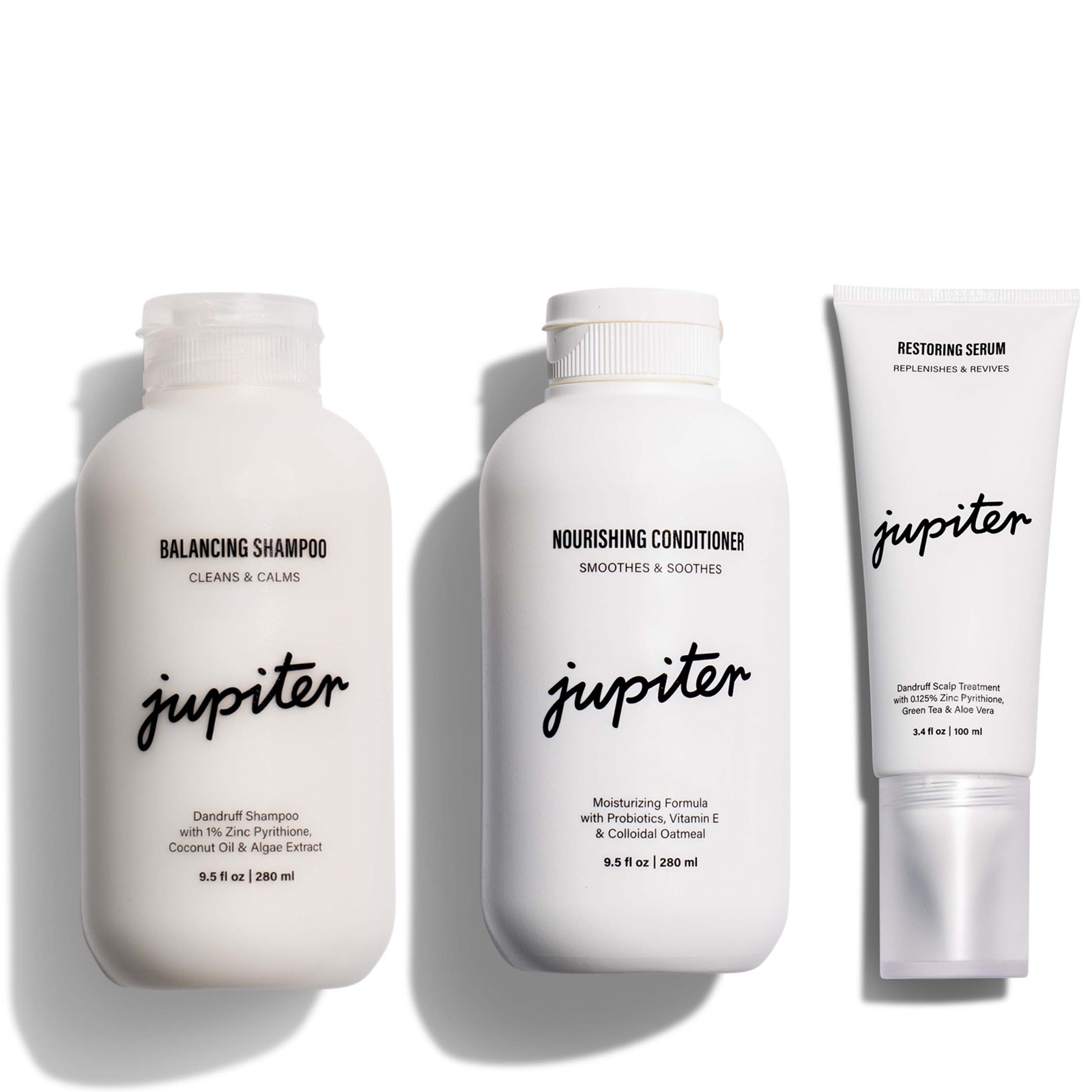 Jupiter Balancing Shampoo Nourishing Conditioner And Restoring Serum Bundle In Multi