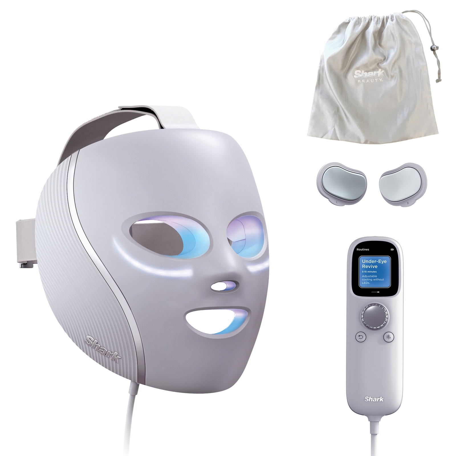 

Shark Beauty CryoGlow Under-Eye Cooling & LED Anti-Ageing & Blemish Repair Mask - Lilac Chill