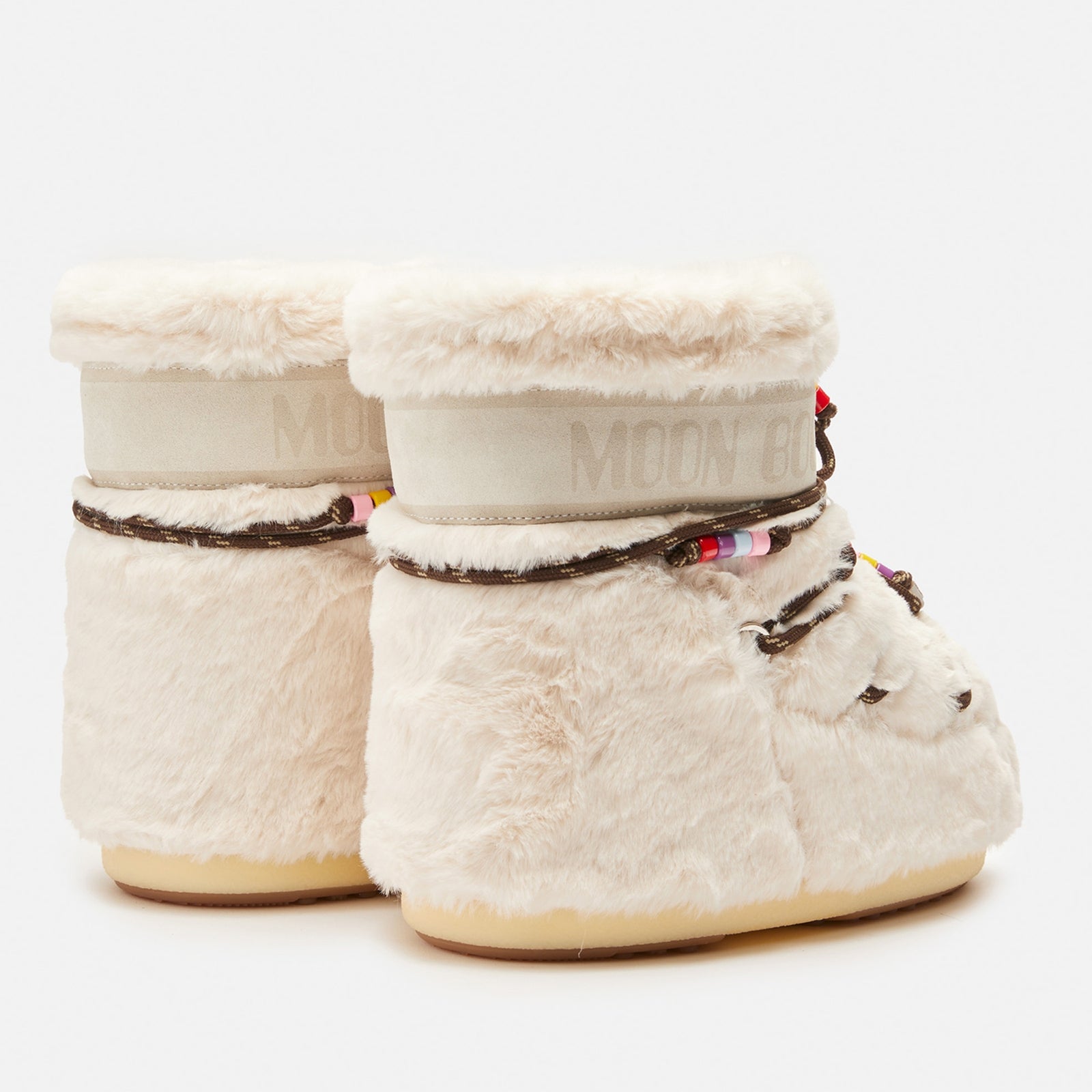 Moon Boot Women's Icon Faux Fur Beads Boots - Uk 6-7.5