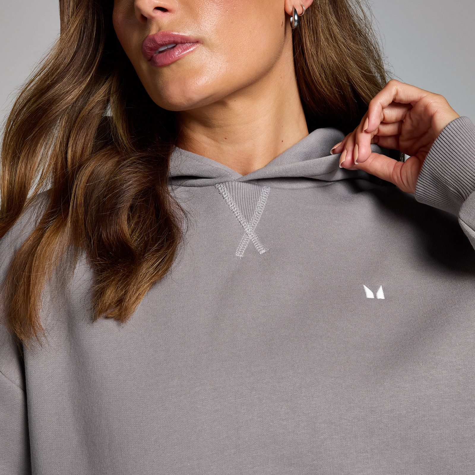 Thumbnail - MP Damen Basics Oversize-Kapuzenpulli – Pilz - S