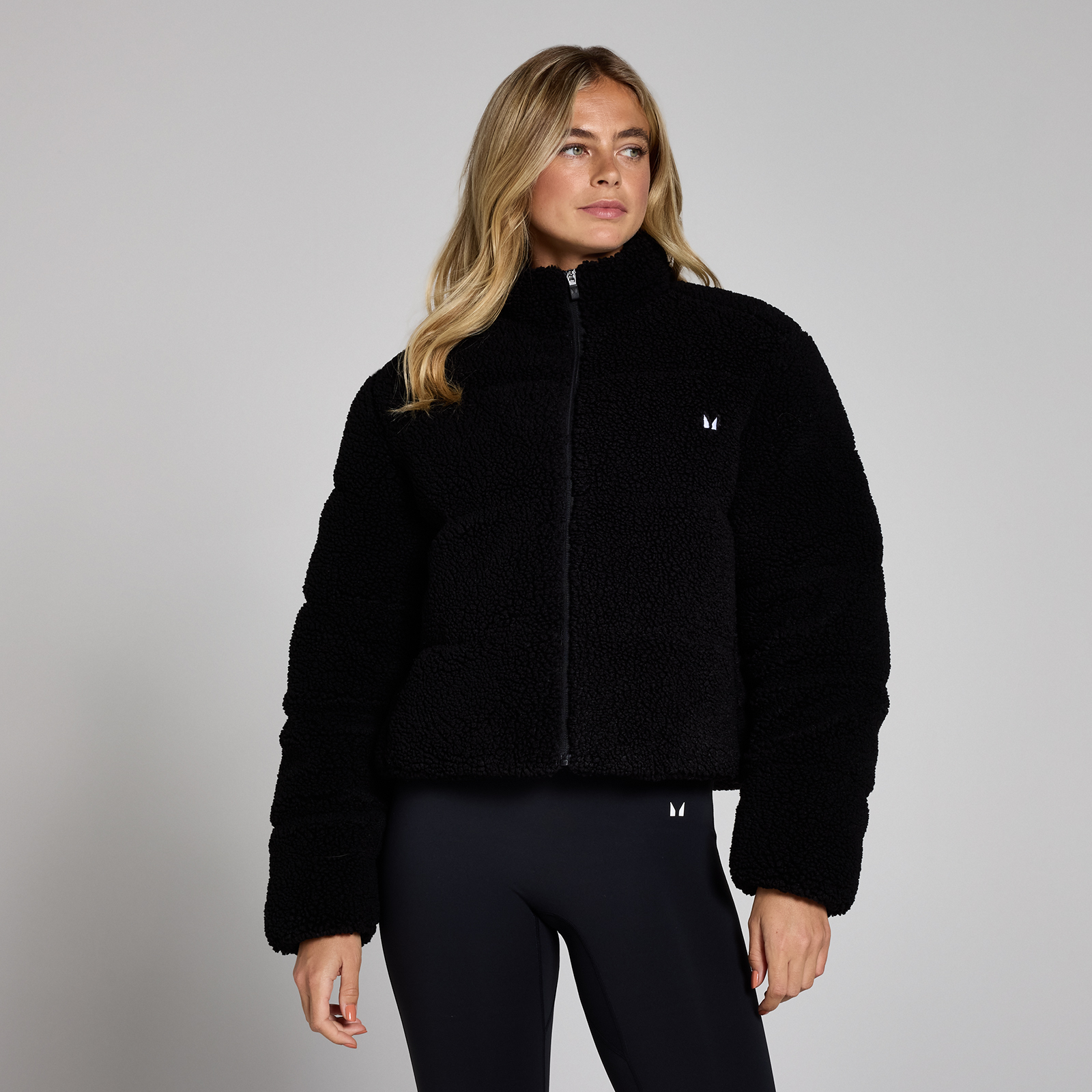 Myprotein UK MP Women's Borg Puffer Jacket - Black - XL