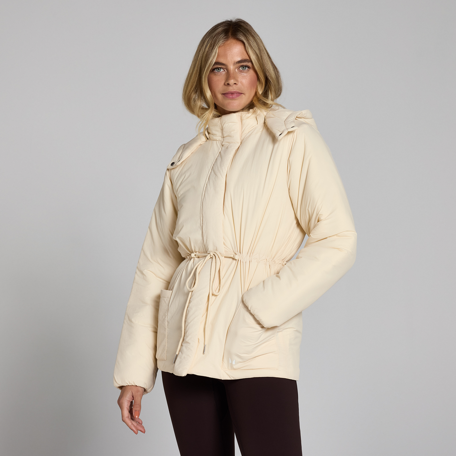 Myprotein UK MP Women's Adjustable Waist Short Jacket - Soft Cream - XXL