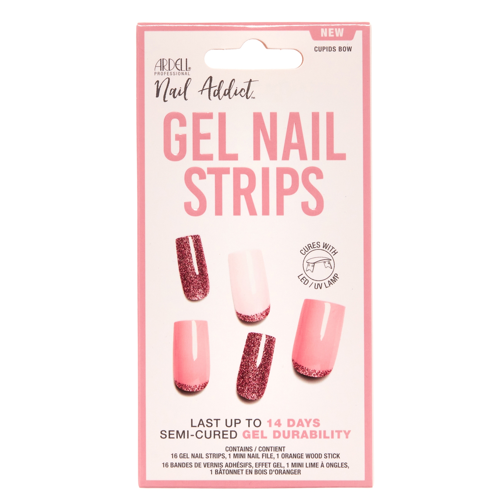 

Ardell LED Gel Nail Art Strips - Cupids Bow