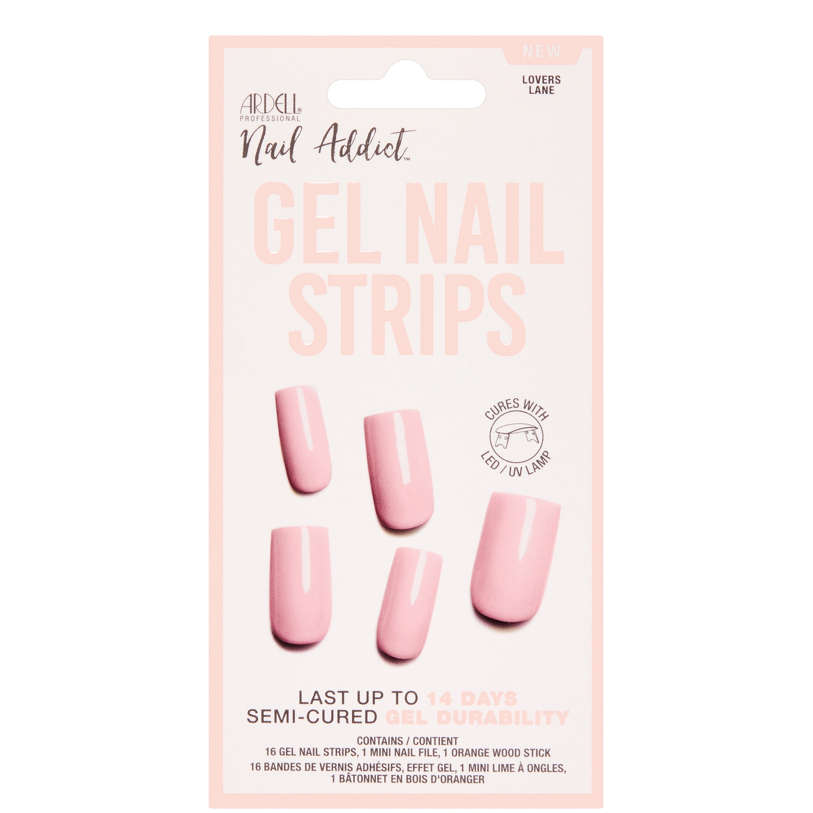 

Ardell LED Gel Colour Nail Strips - Lovers Lane