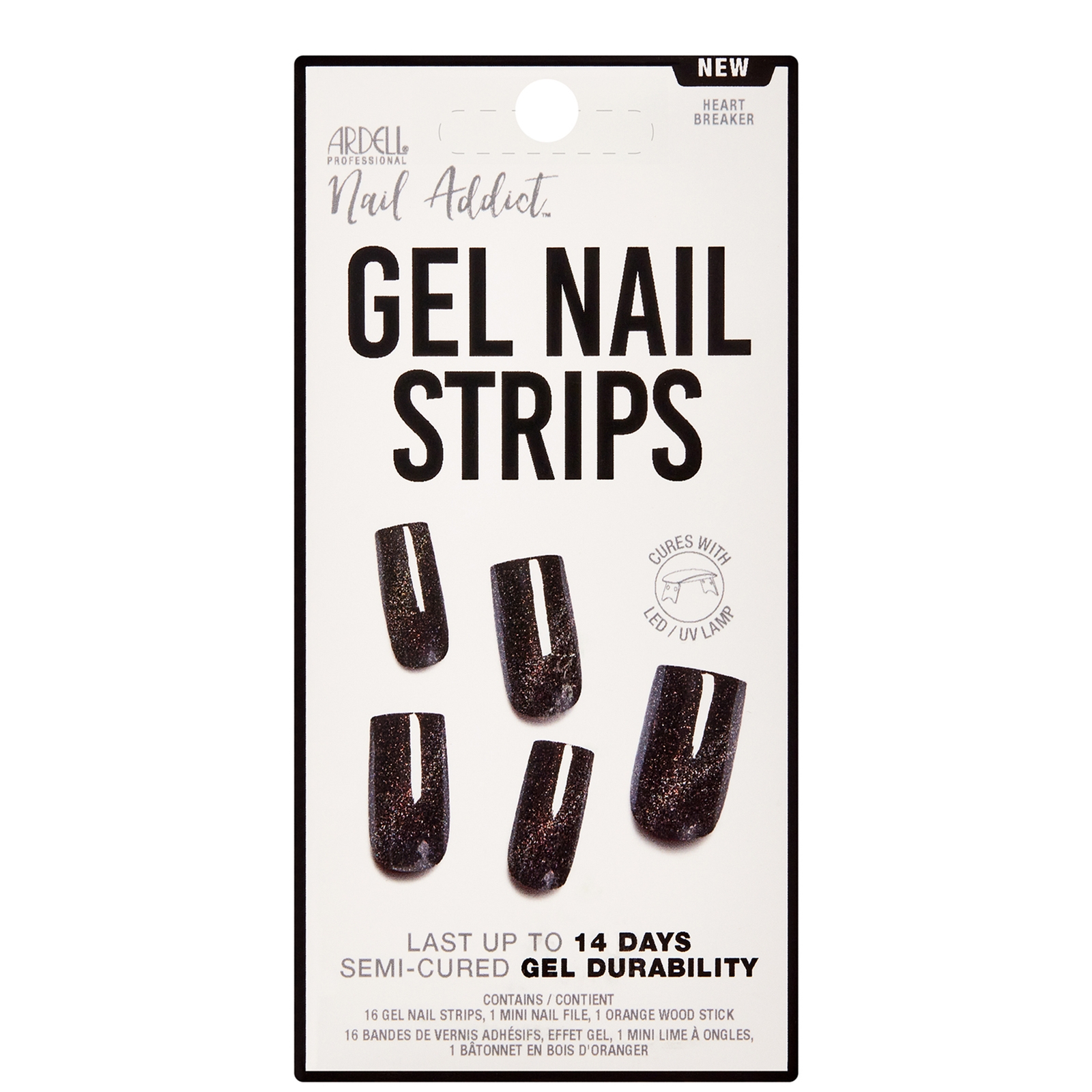 

Ardell LED Gel Nail Art Strips - Heart Breaker