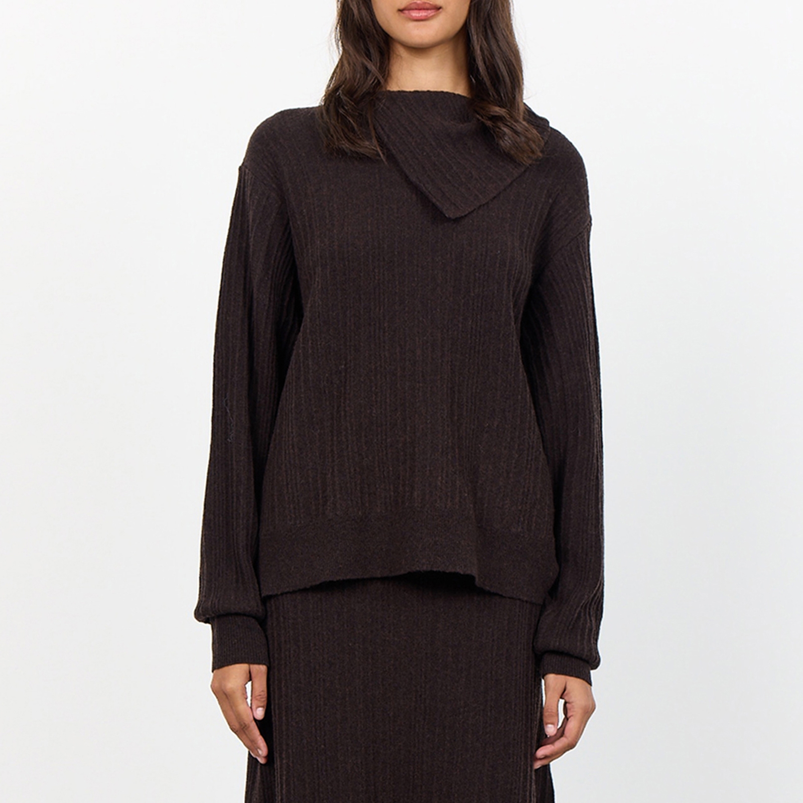 Leveté Room Rib-Knit Wool-Blend Jade Jumper