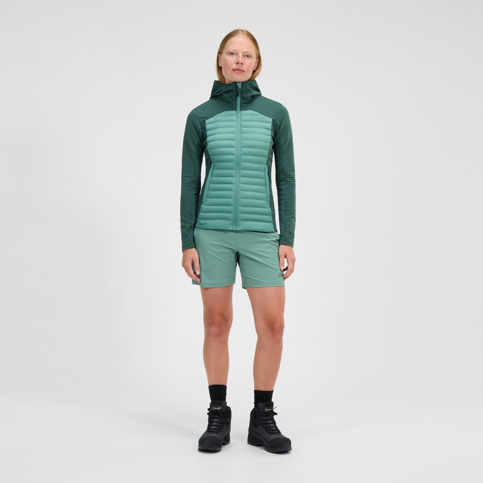 Women's Nula Hybrid Synthetic Insulated Jacket - Green