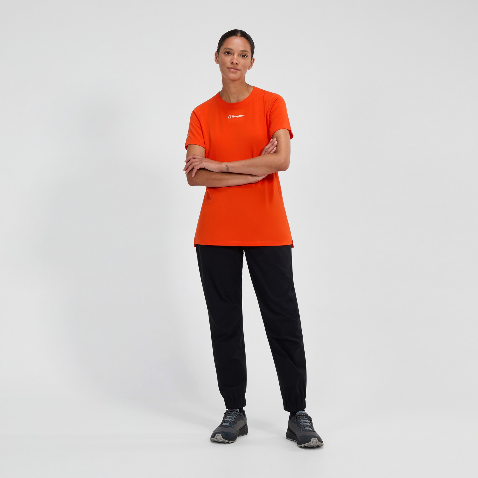 Women's Berghaus Delta Short Sleeve Tech Tee - Orange
