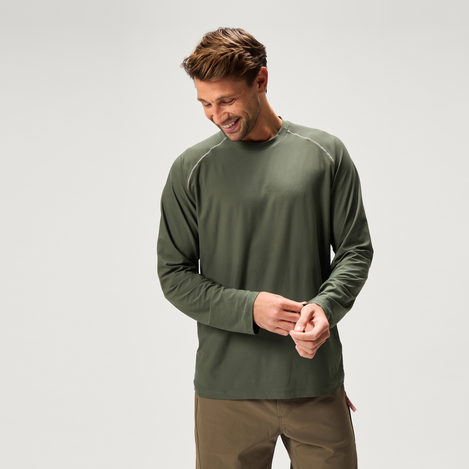 Endura Men's SulTrac L/S Tee - Thyme | Extra 10% off first order.