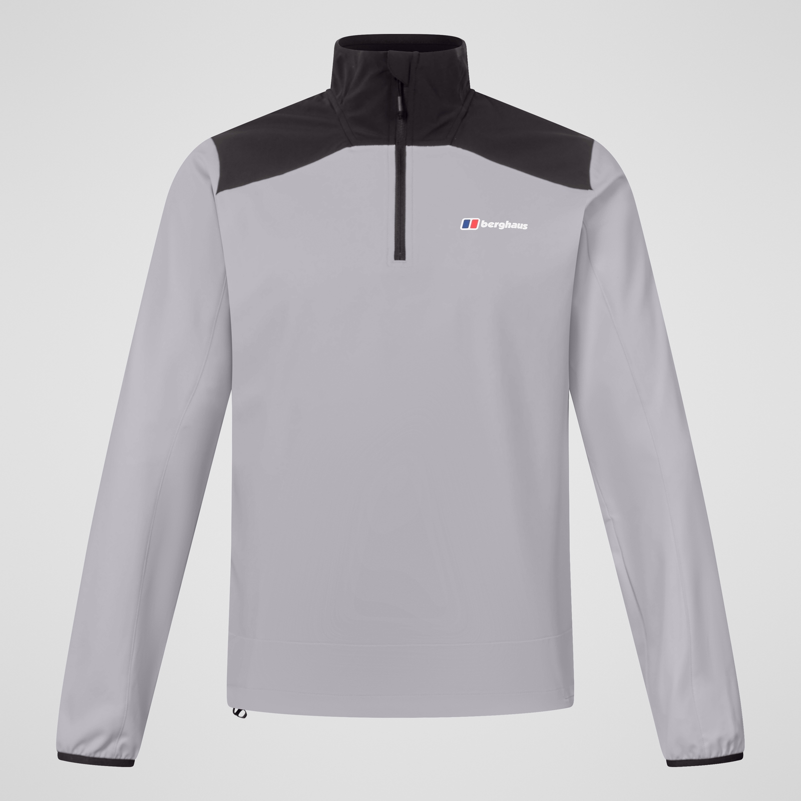 Men's Terrain Trek Half Zip Jacket - Black/Grey