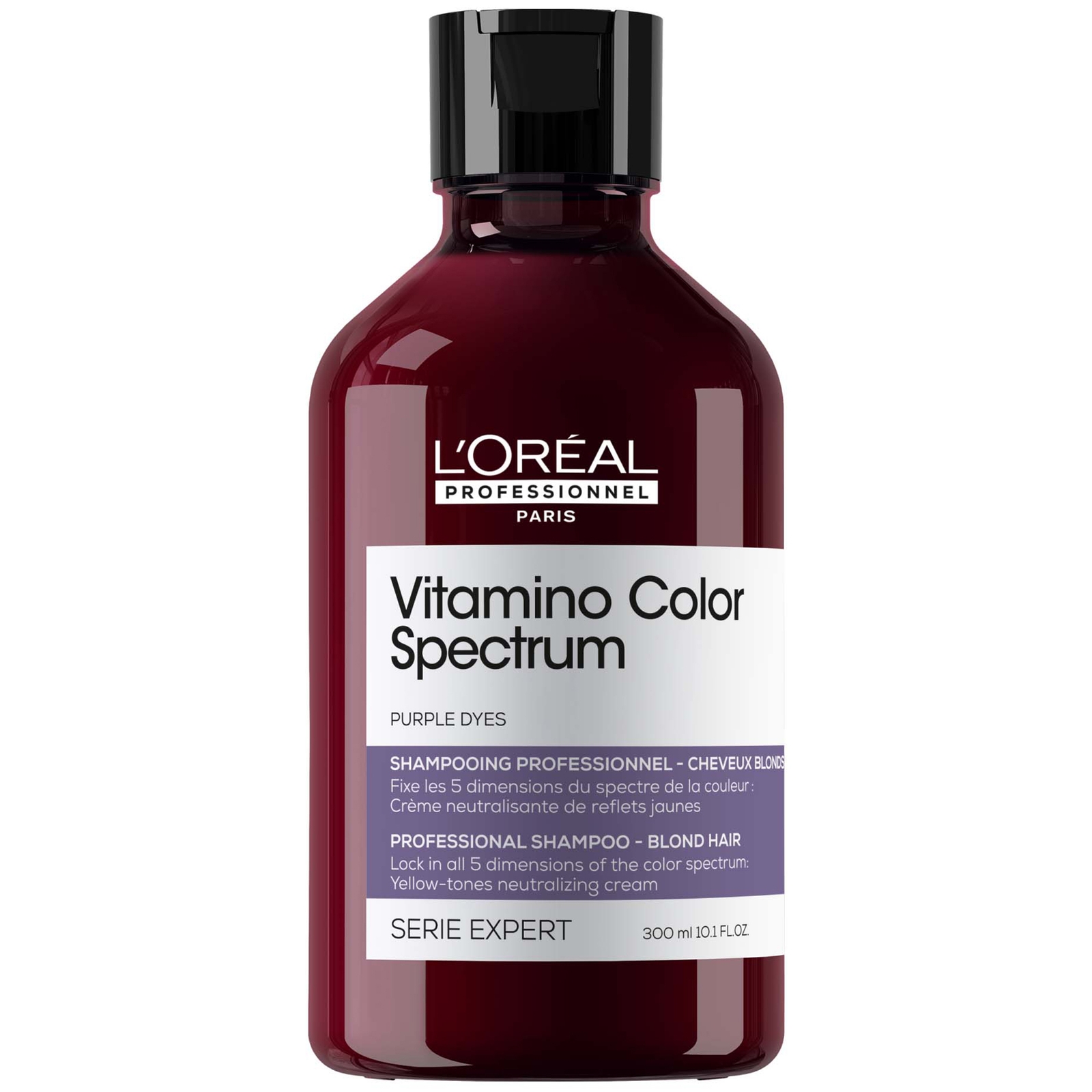 Image of L'Oréal Professionnel Vitamino Color Spectrum Purple Tinted Shampoo For Blonde Colourosso Hair 300ml051