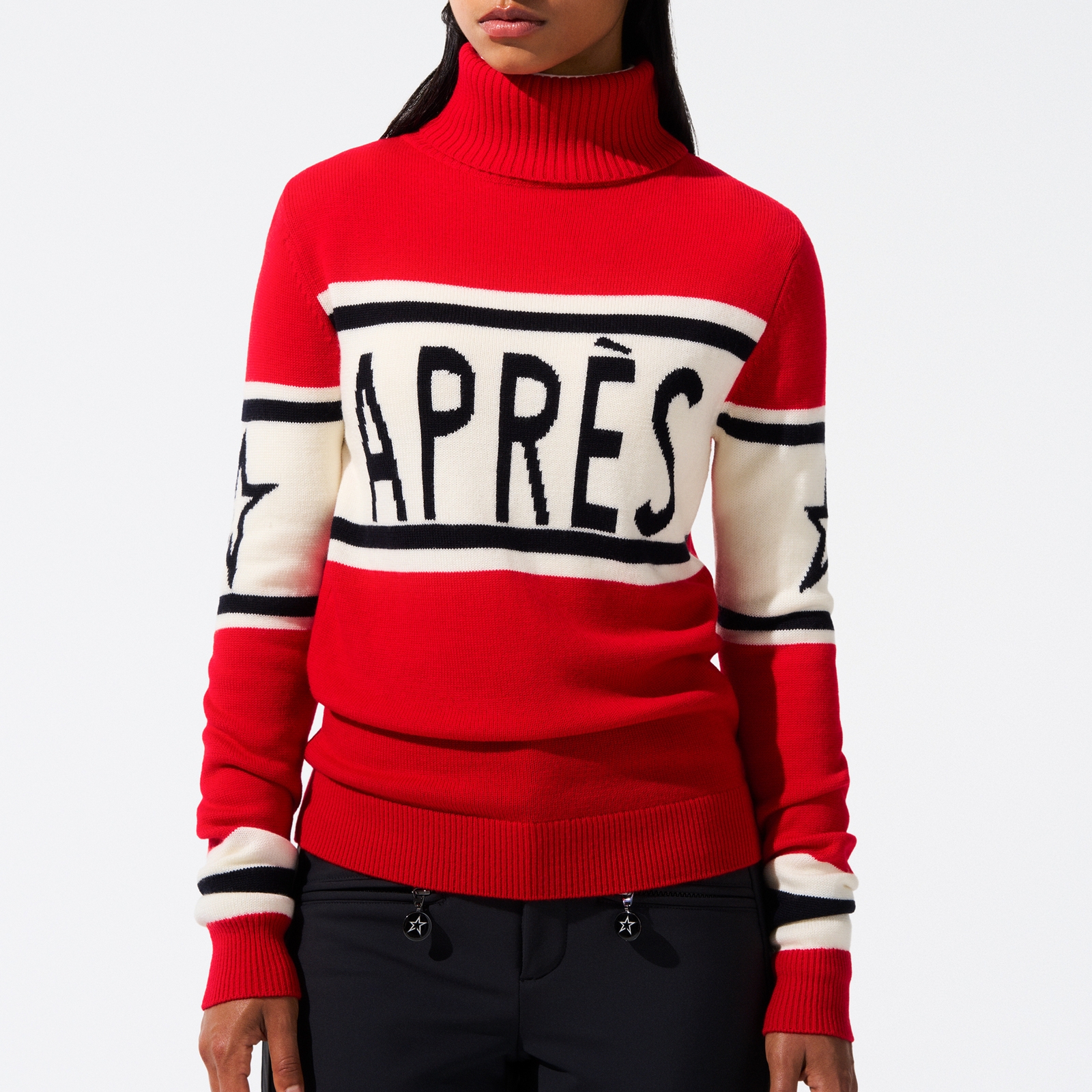 Perfect Moment Apres Merino Wool Sweater - L