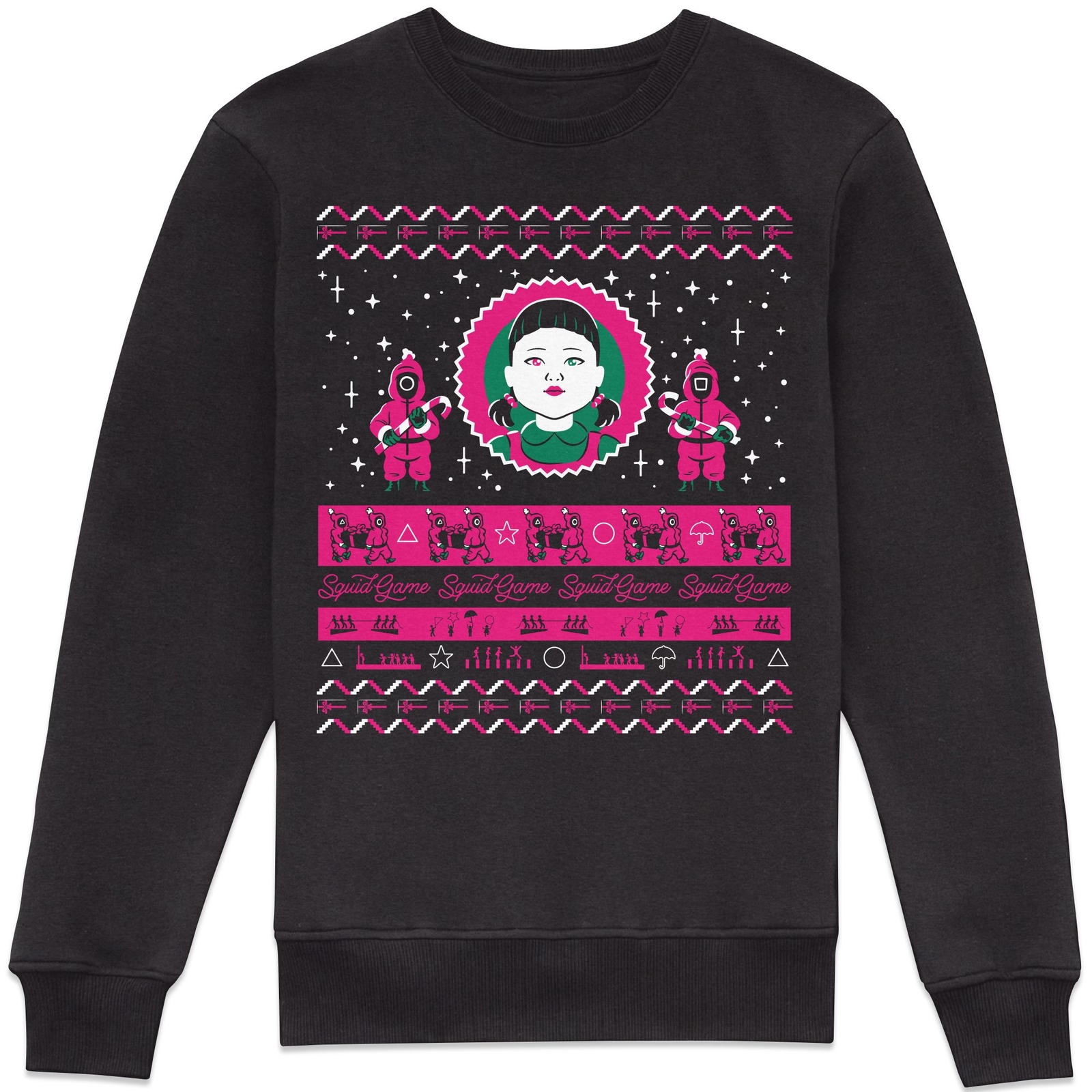 Squid Game Squid The Season Sweatshirt - Black - S