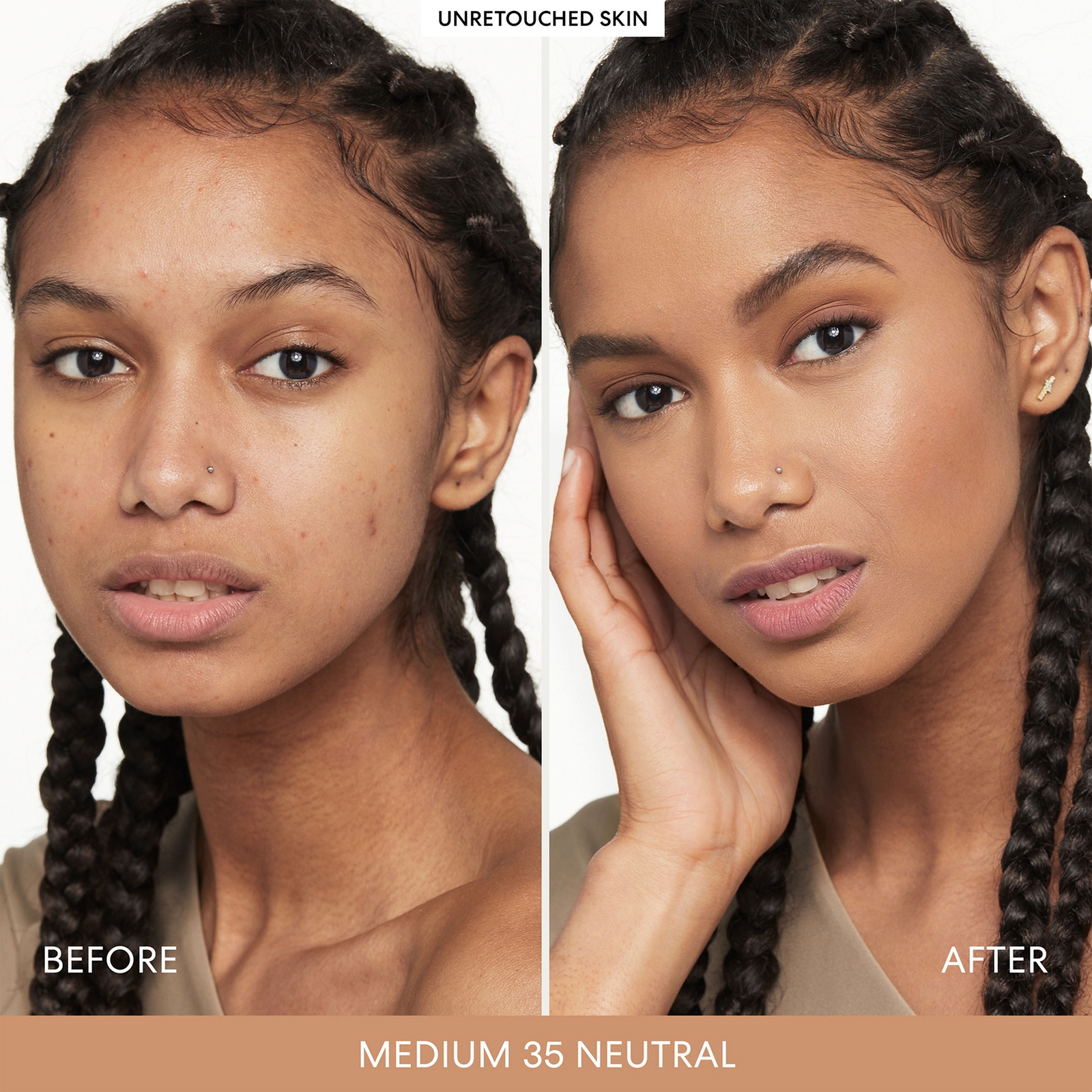 Thumbnail - bareMinerals BAREPRO 24HR Skin-Perfecting Powder Foundation (Various Shades) - Medium 35 Neutral