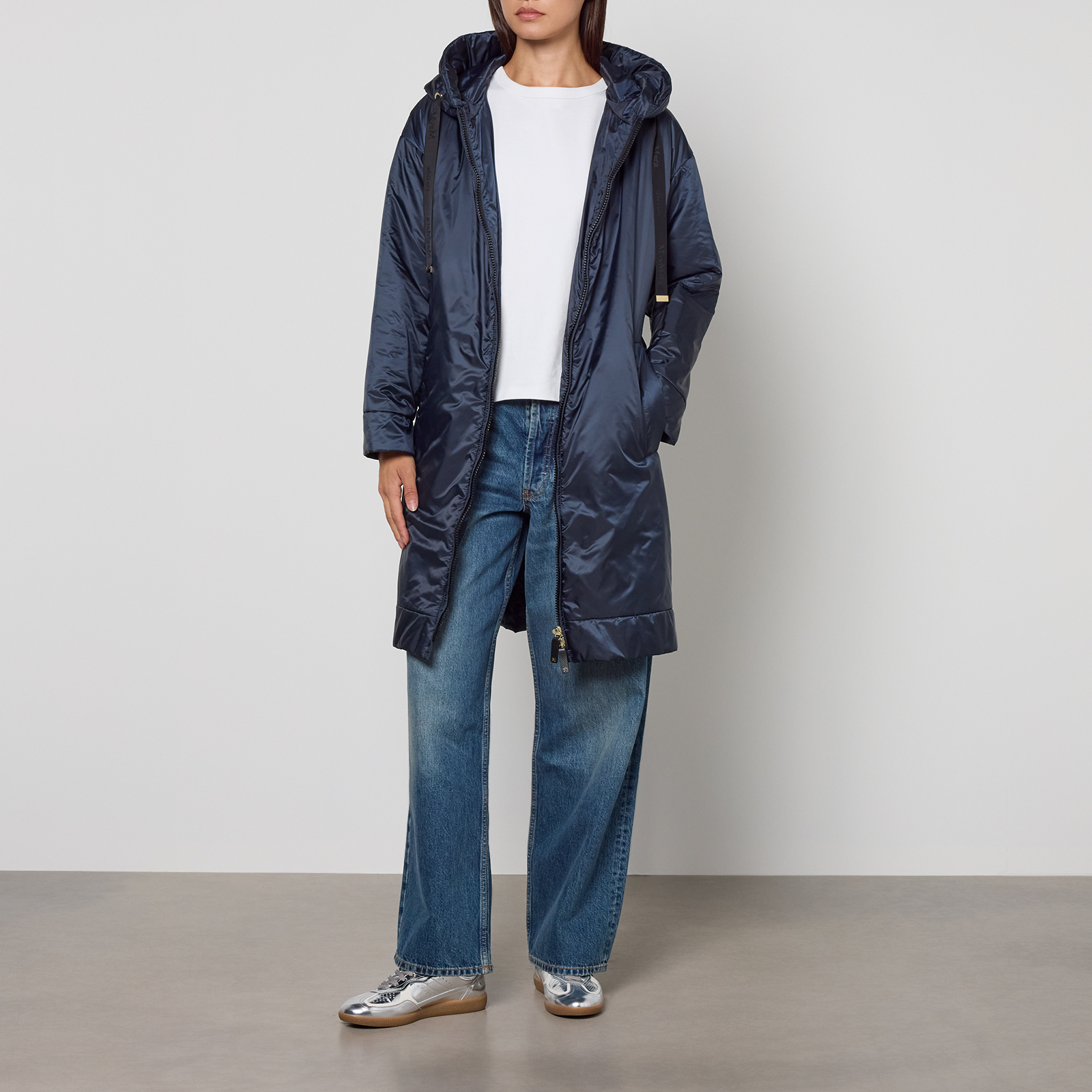 Max Mara The Cube Dioniso Water-Repellent Shell Coat - UK 10