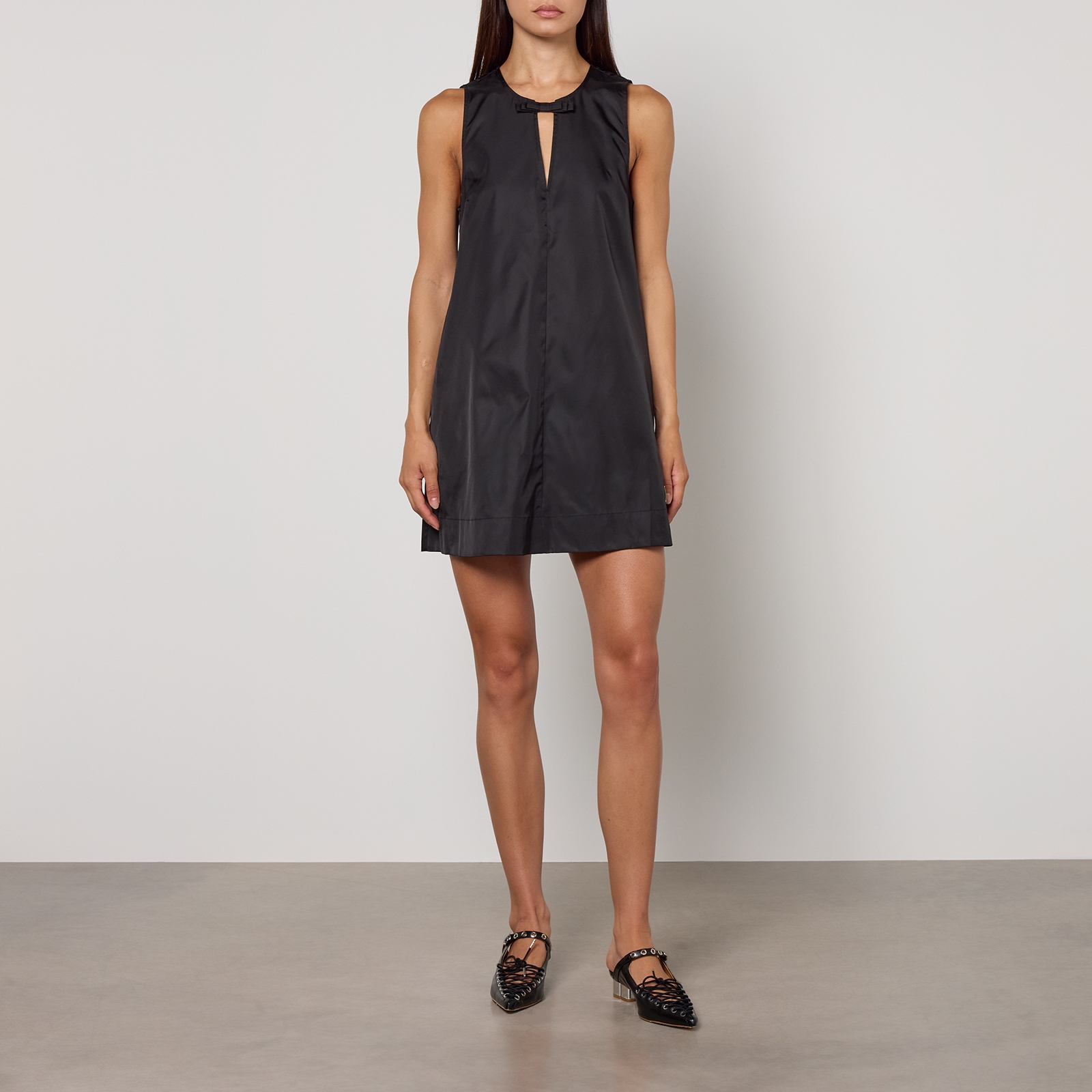 Ganni Duchesse Nylon Mini Dress - UK 10